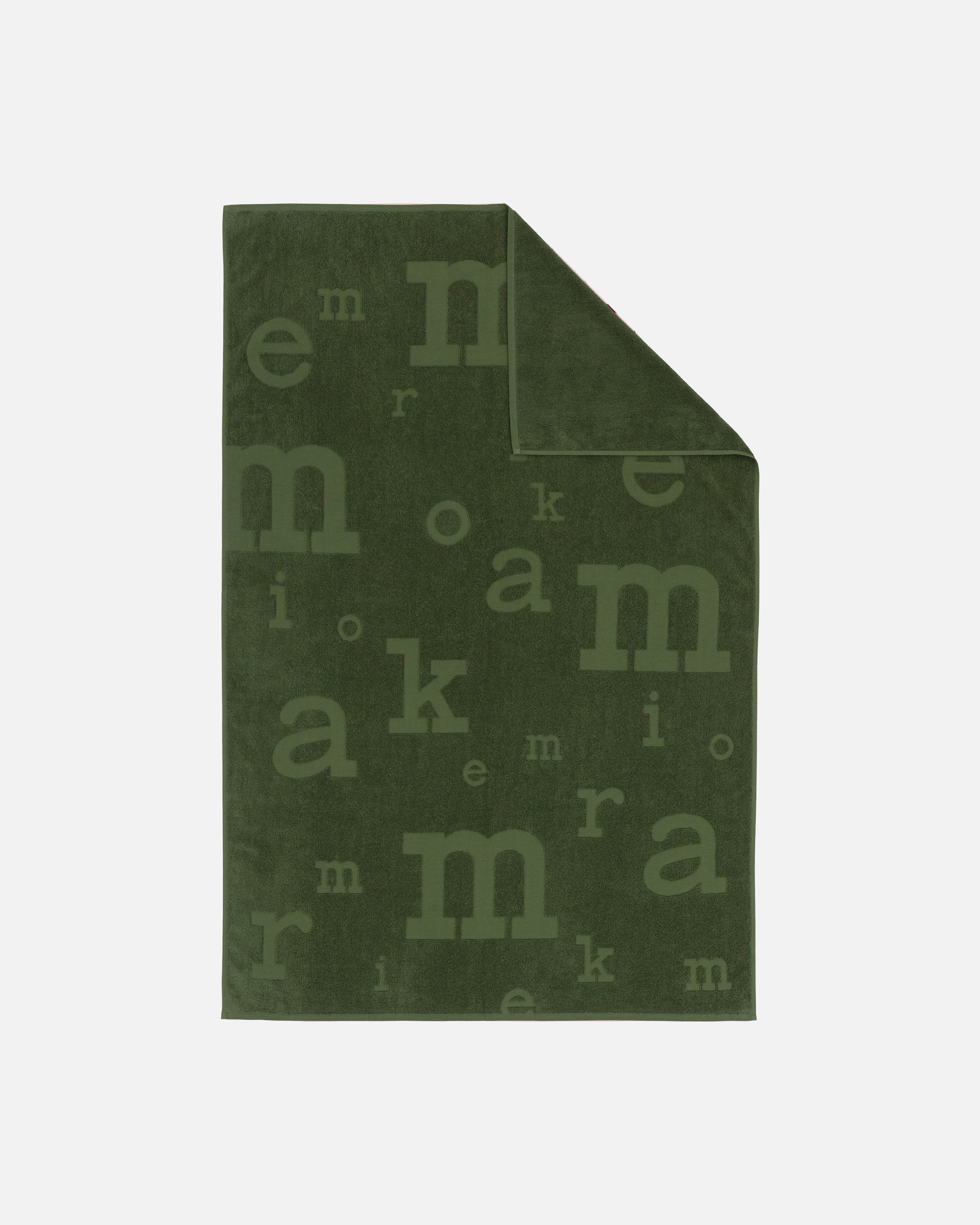 Marimerkki Bath towel 100x150 cm dk.green | Marimekko