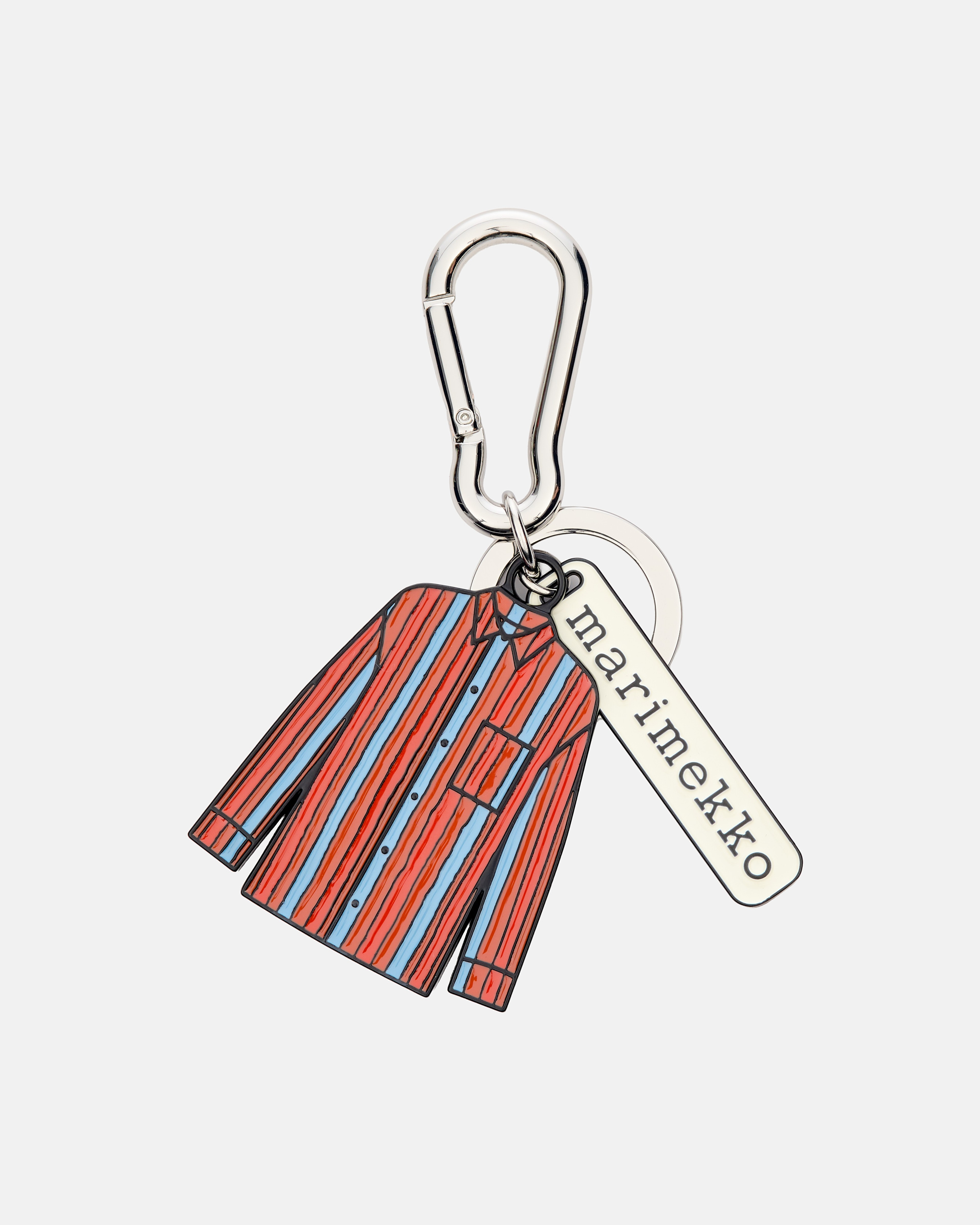 Vekku, Kioski Key chain, red, light blue,