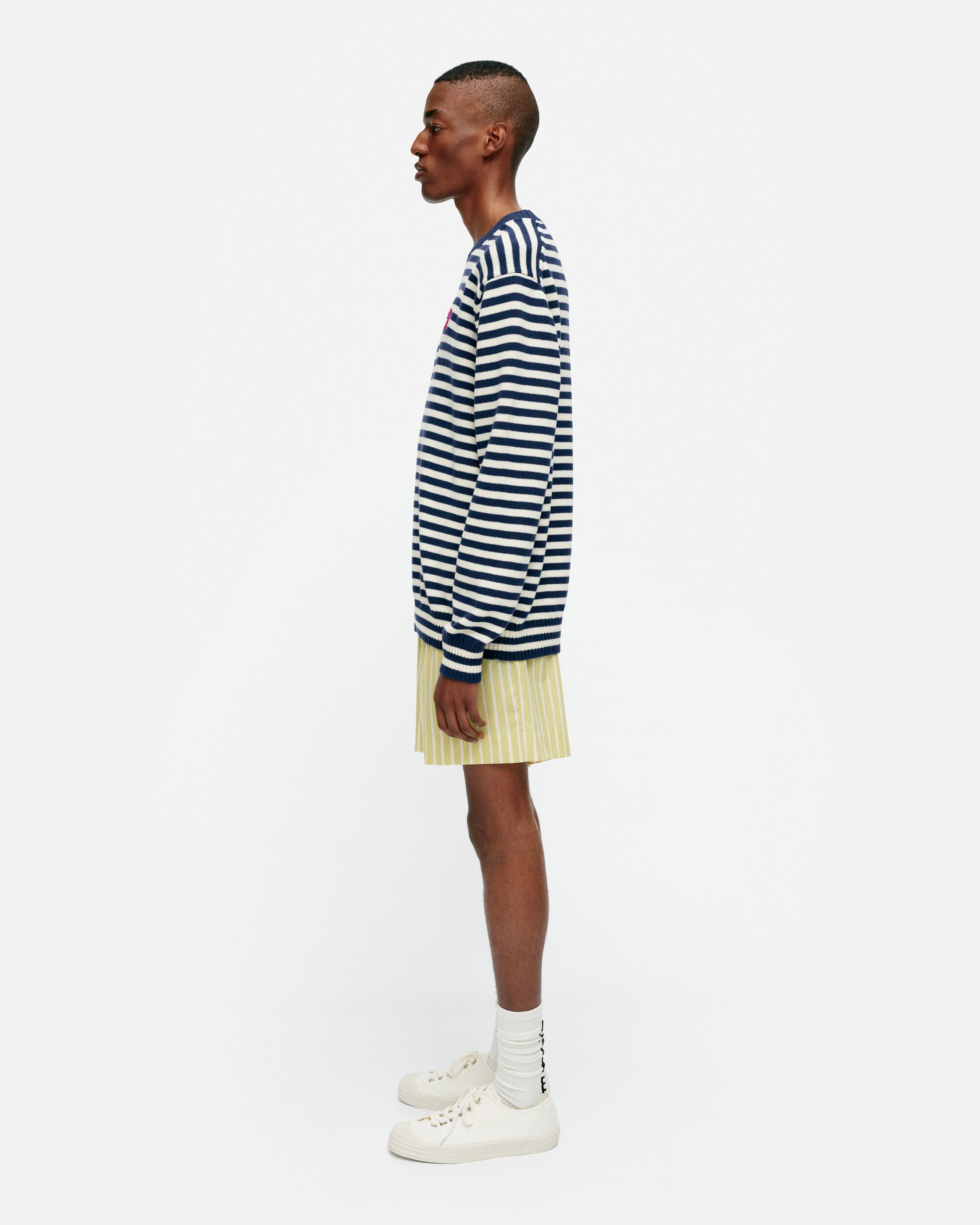 【2025SS】マリメッコ/ Kesakoju Maalis Patja Kioski ニット Kesäkoju Maalis Patja Kioski cotton knitted sweater | Marimekko