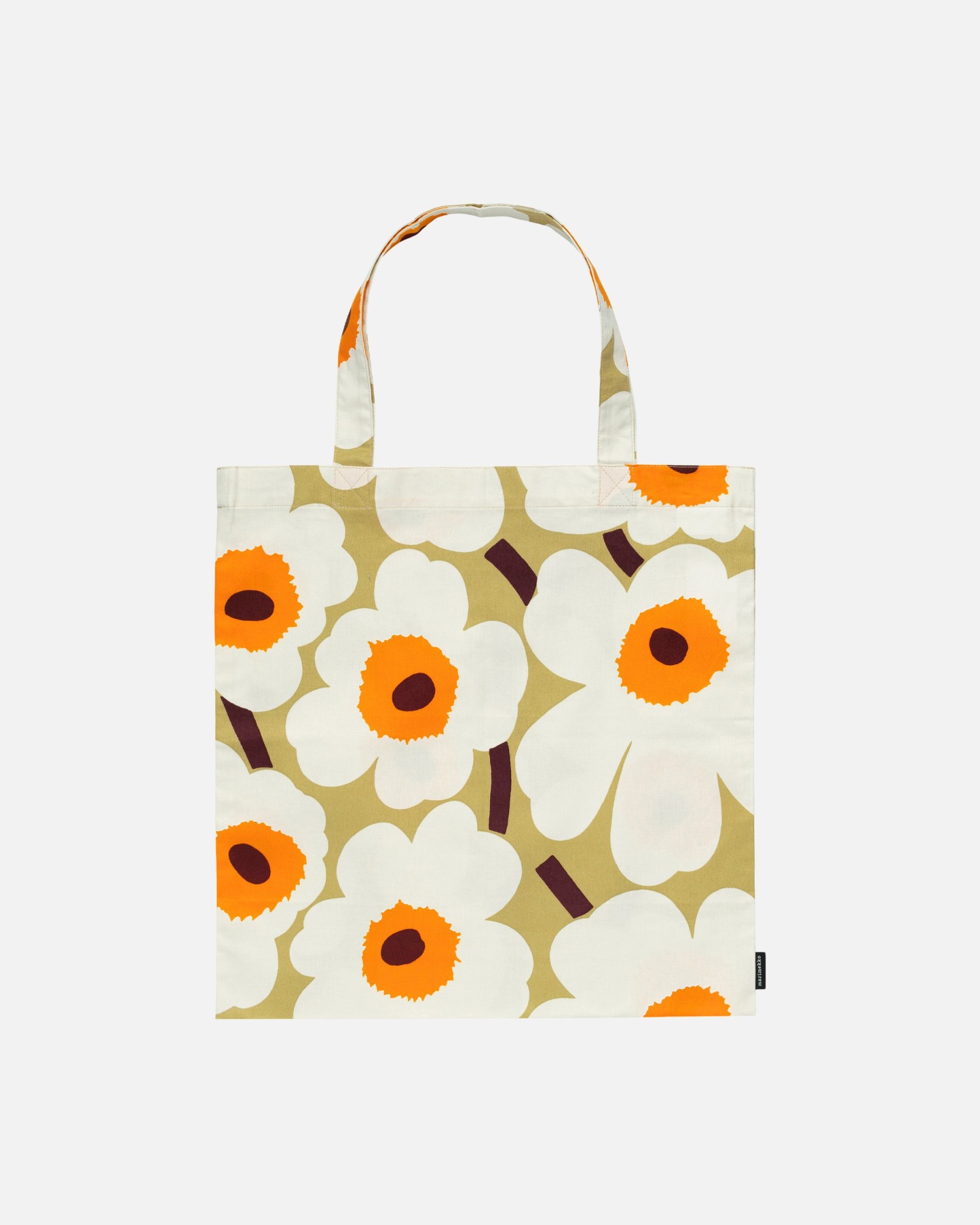 Pieni Unikko, Tote bag, white, cream, warm or,