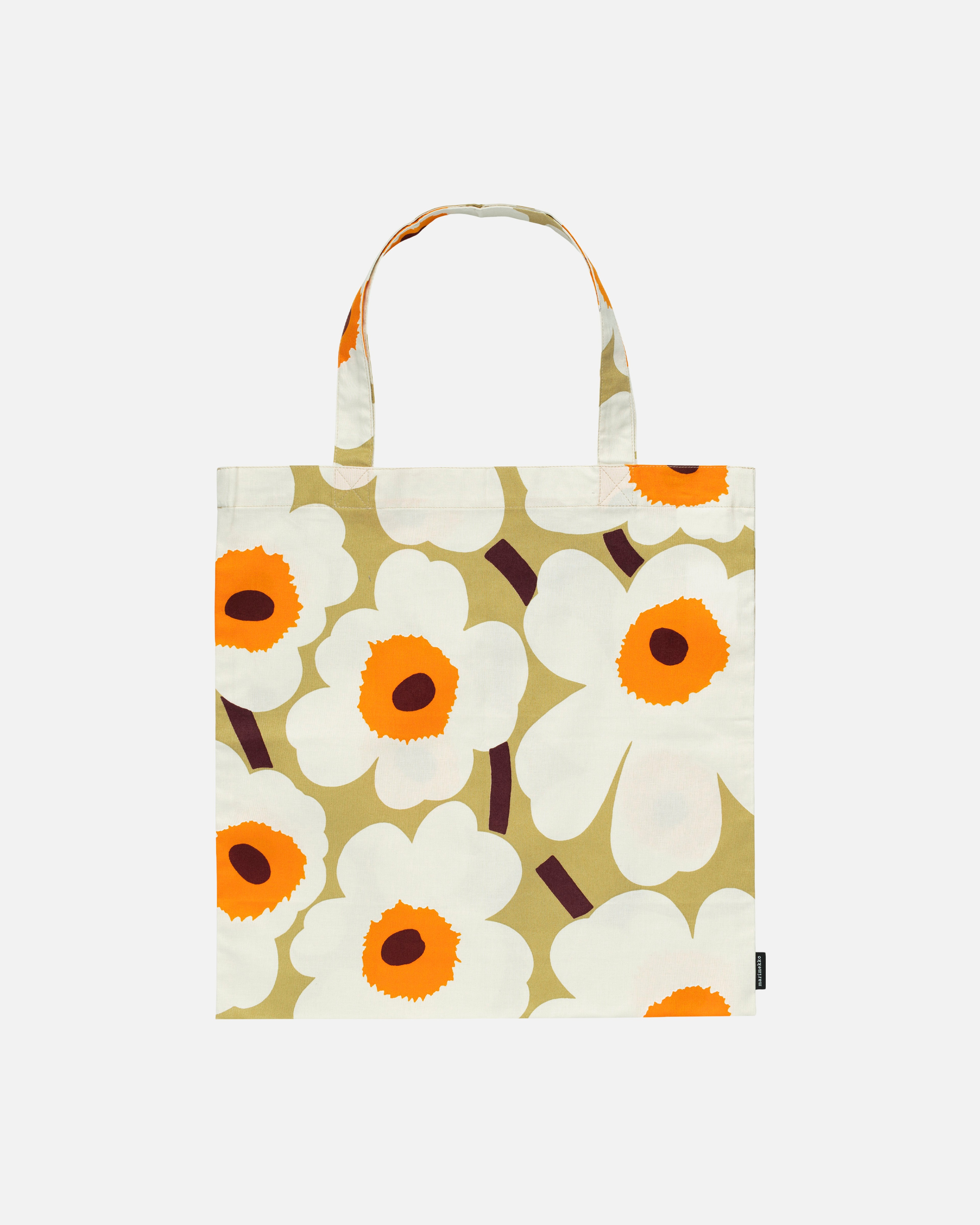 Pieni Unikko, Kassi 43x44 cm, karamelli,kerma, lämmin or,