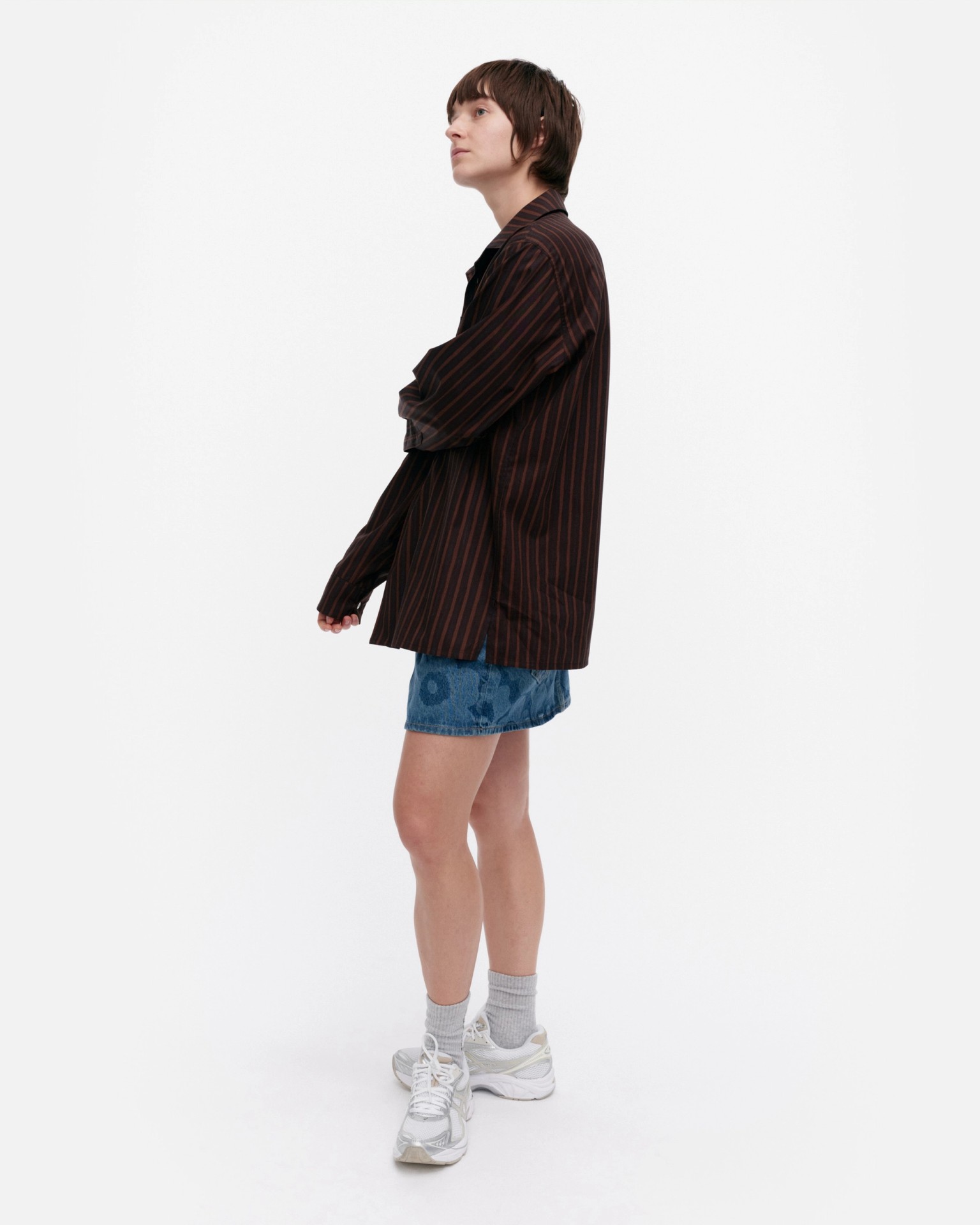 Jokapoika, Kioski cotton shirt, black, brown,