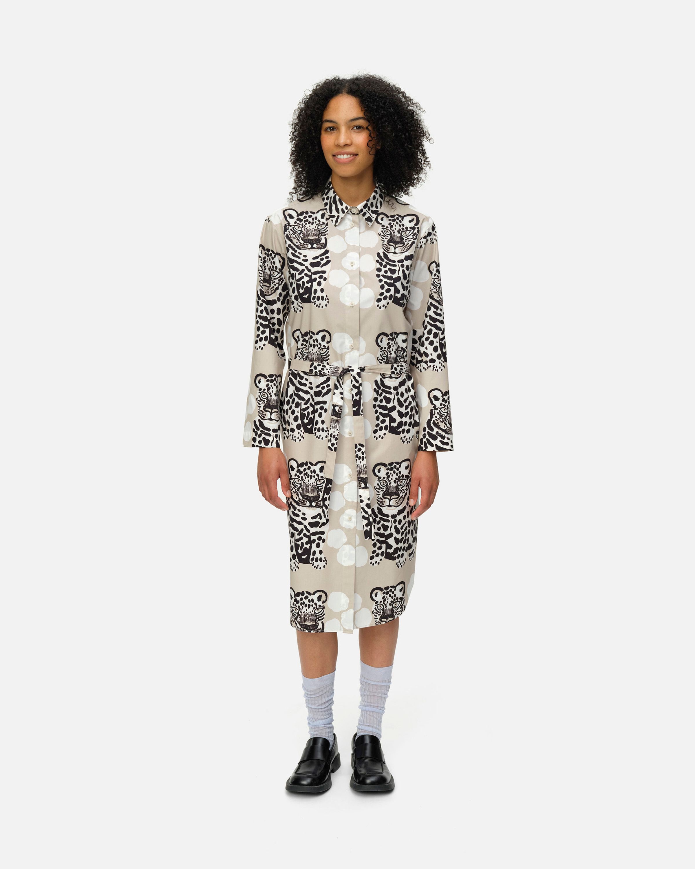 Viivain kaksoset Cotton dress | Marimekko