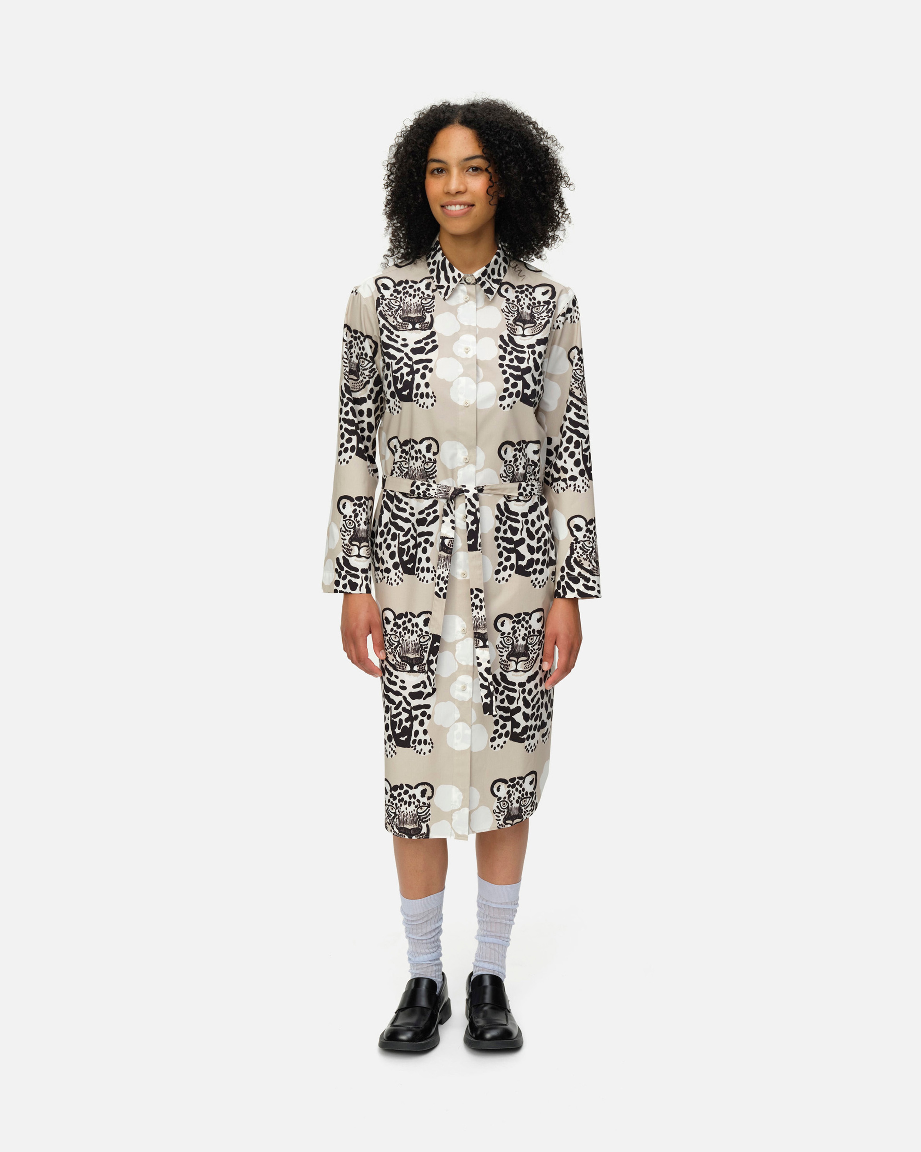 Viivain kaksoset Cotton dress