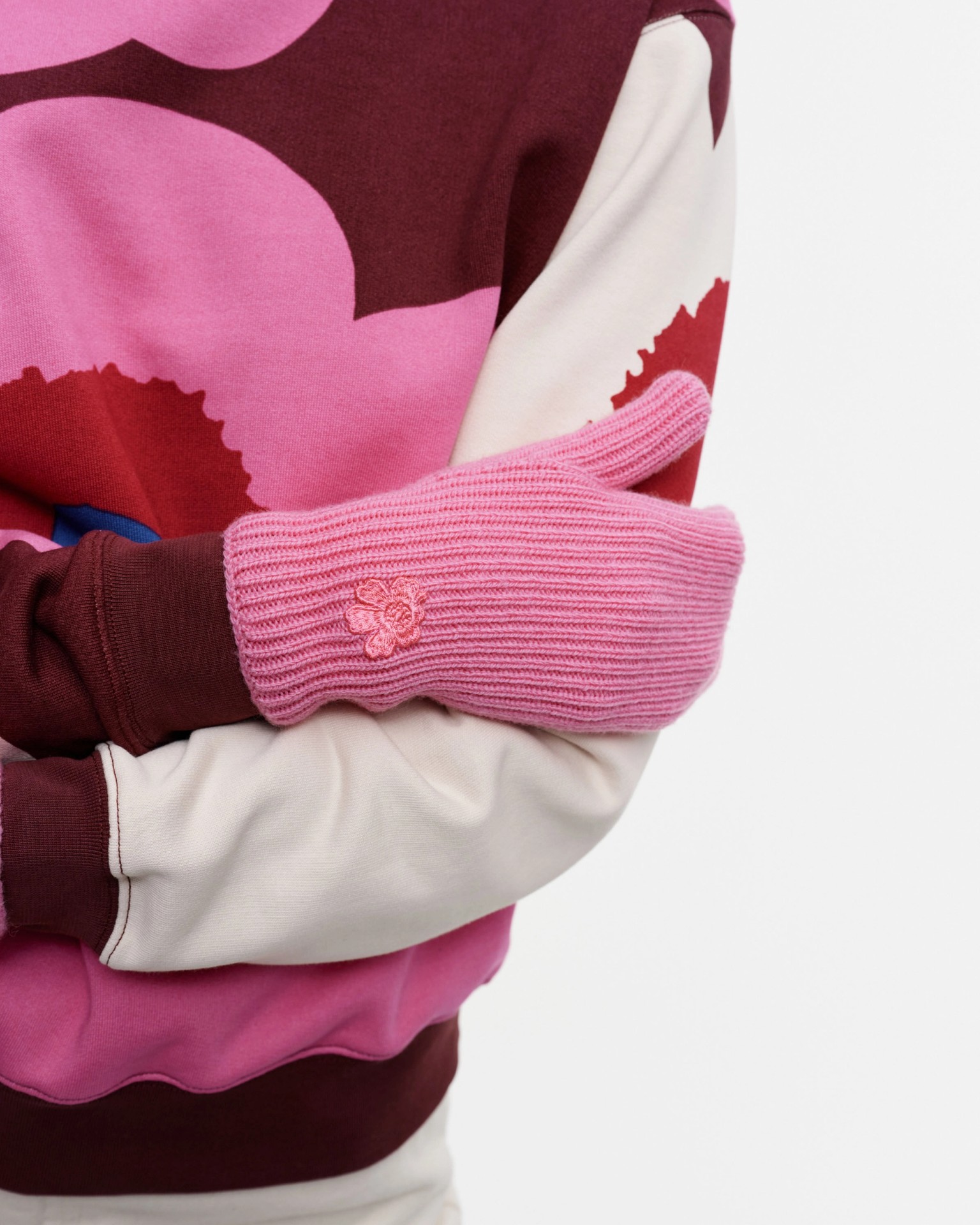 Skaala Solid, Mittens, pink,