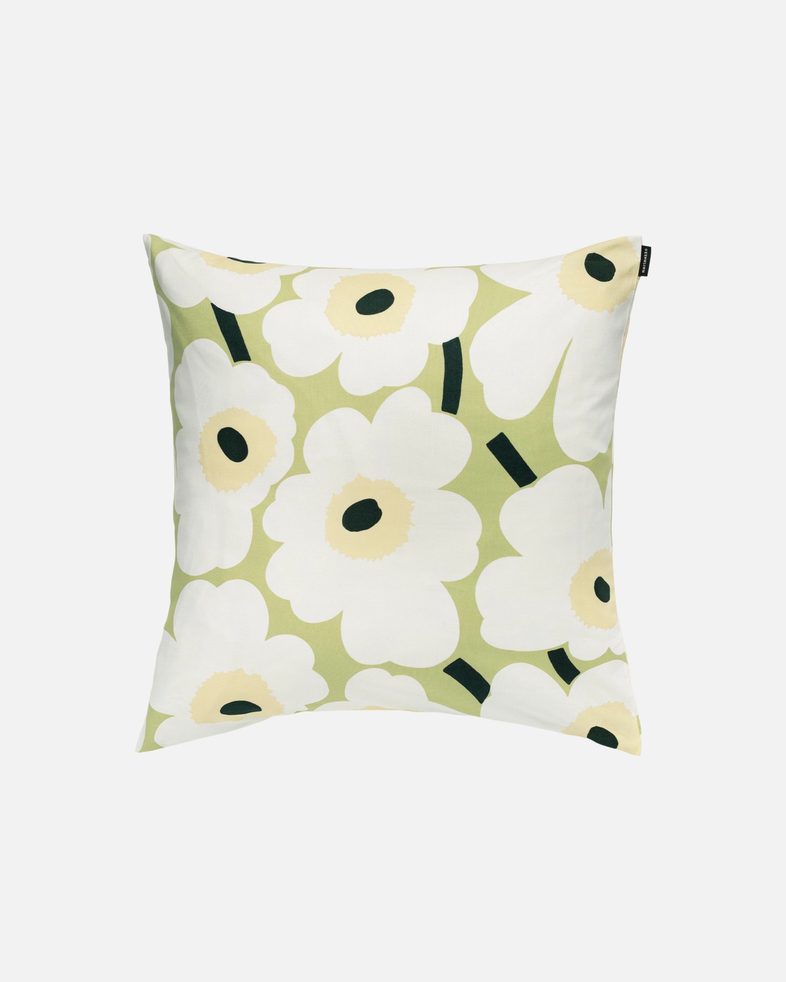 Pieni Unikko, Pillow cover, pear, off white, melon,