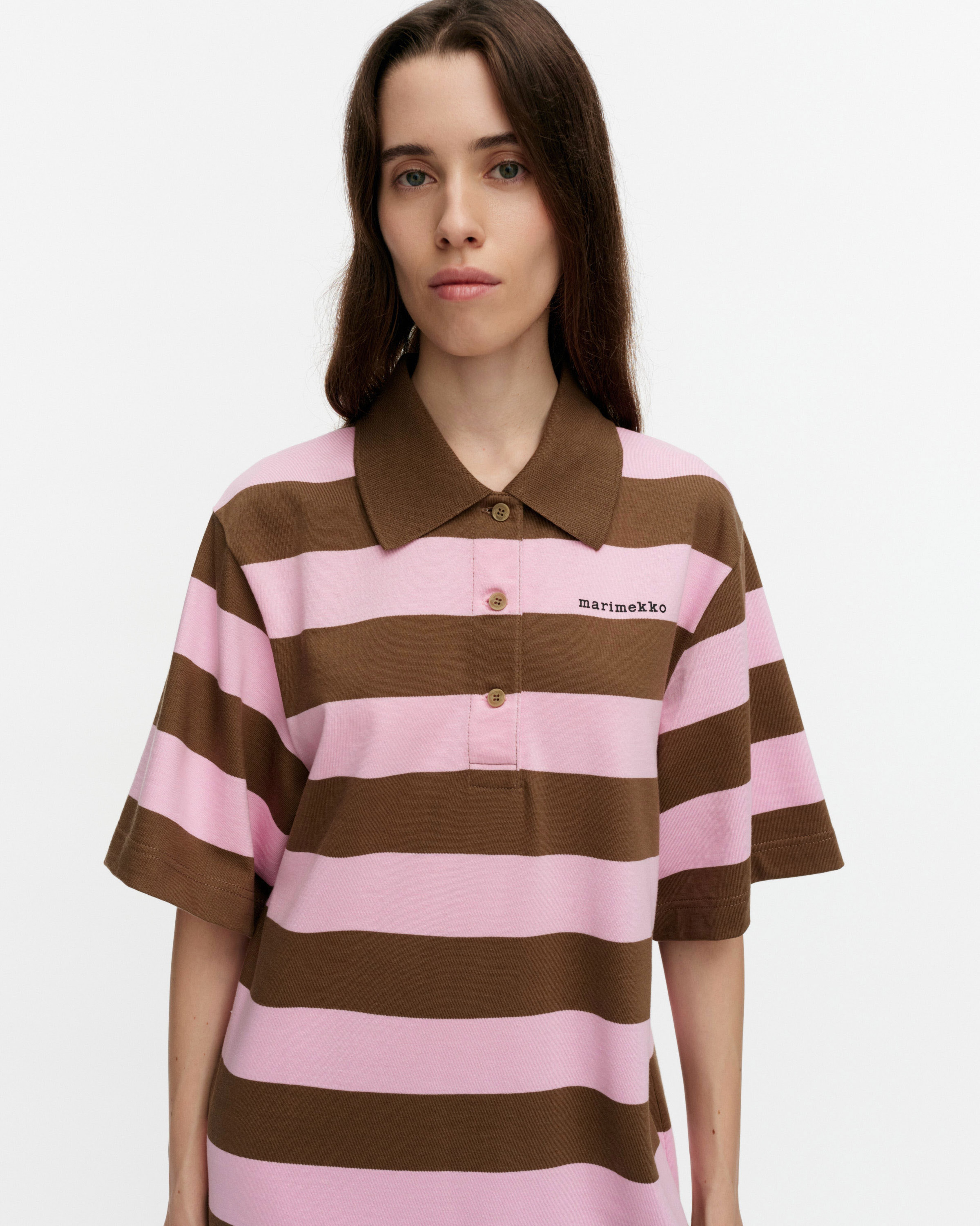 Sekoitus, Tunika, pinkki, ruskea,