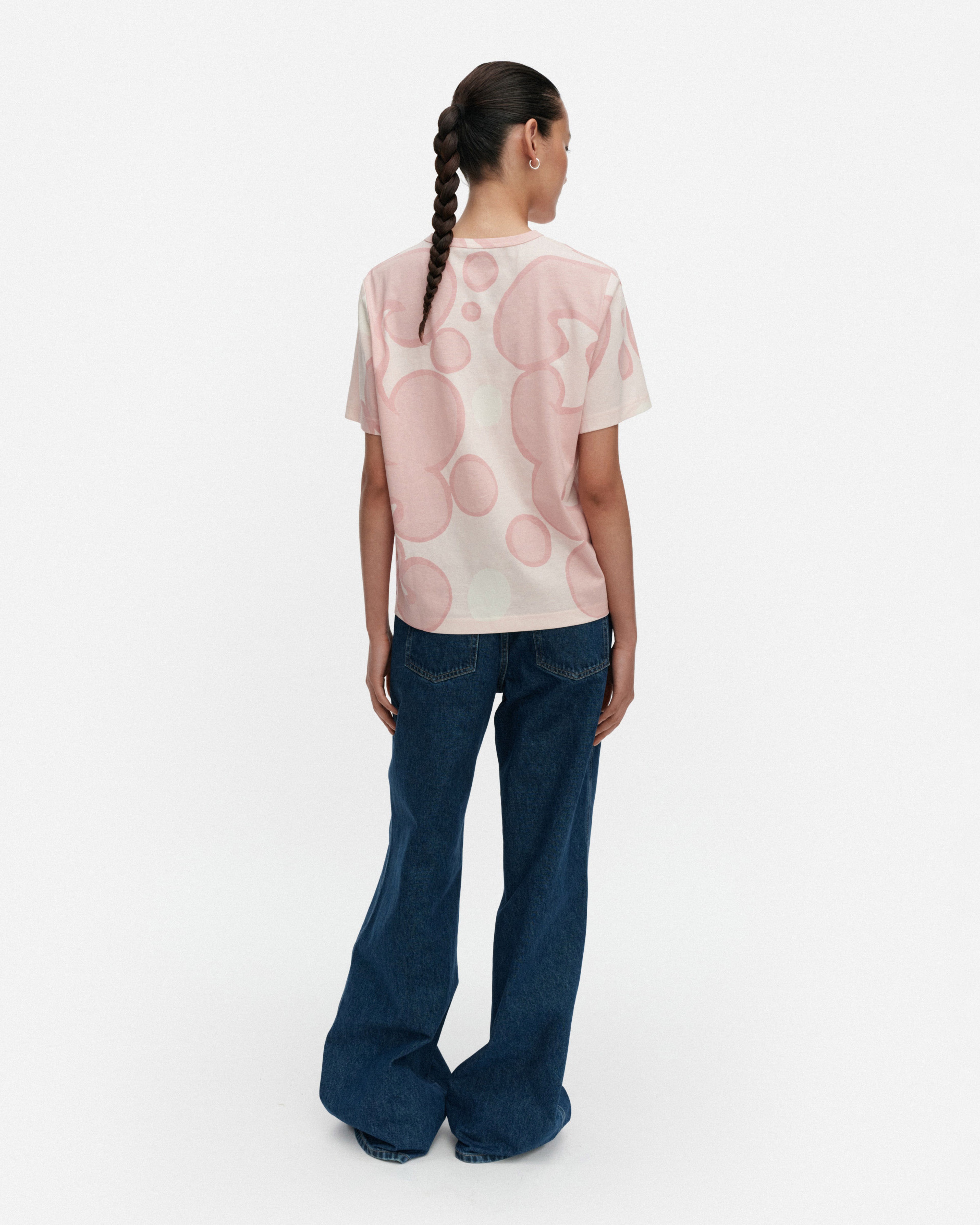 Erna Keidas, Kioski t-shirt, light pink, off white,
