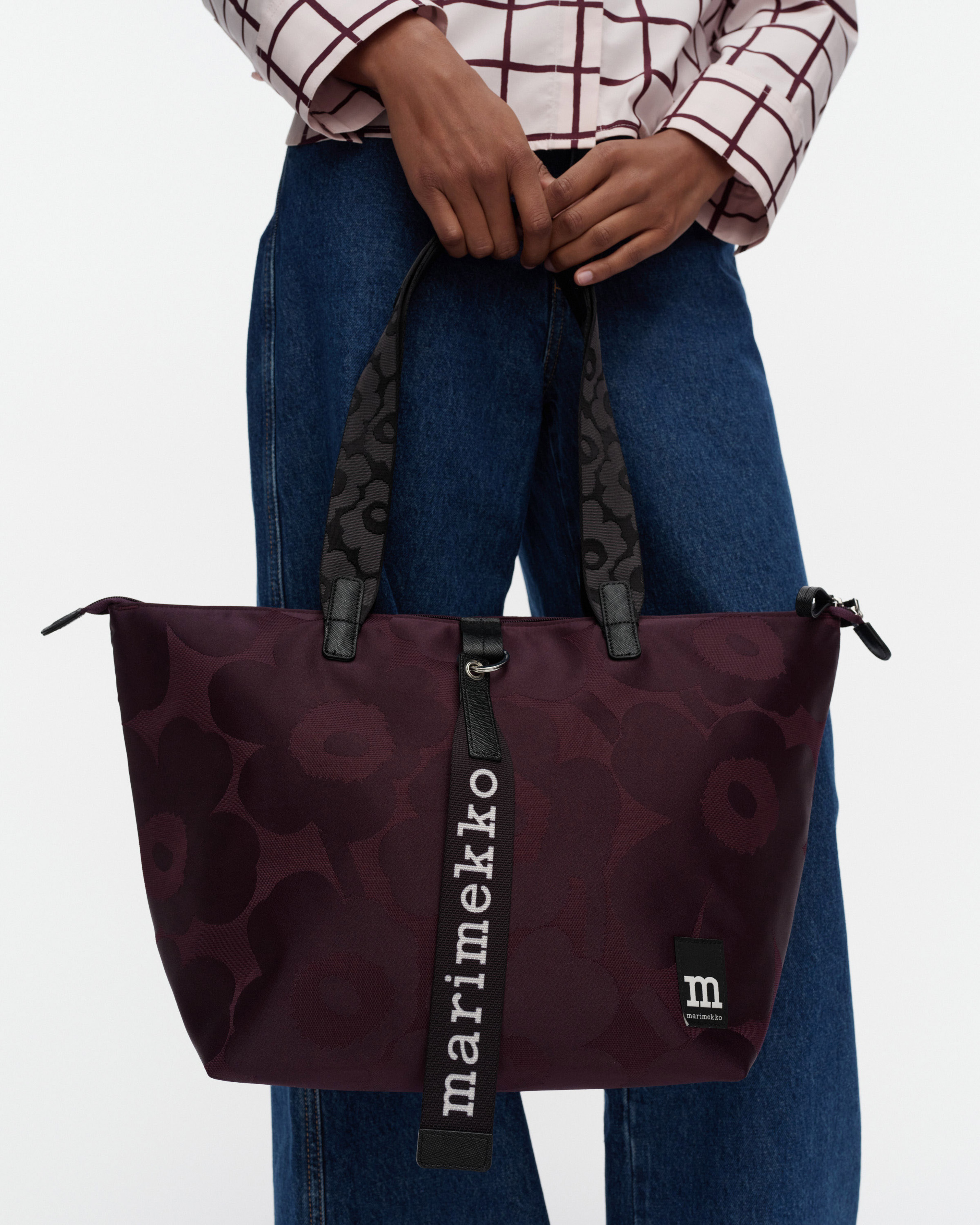 Tote M Unikko, Bag, wine red, dark wine,