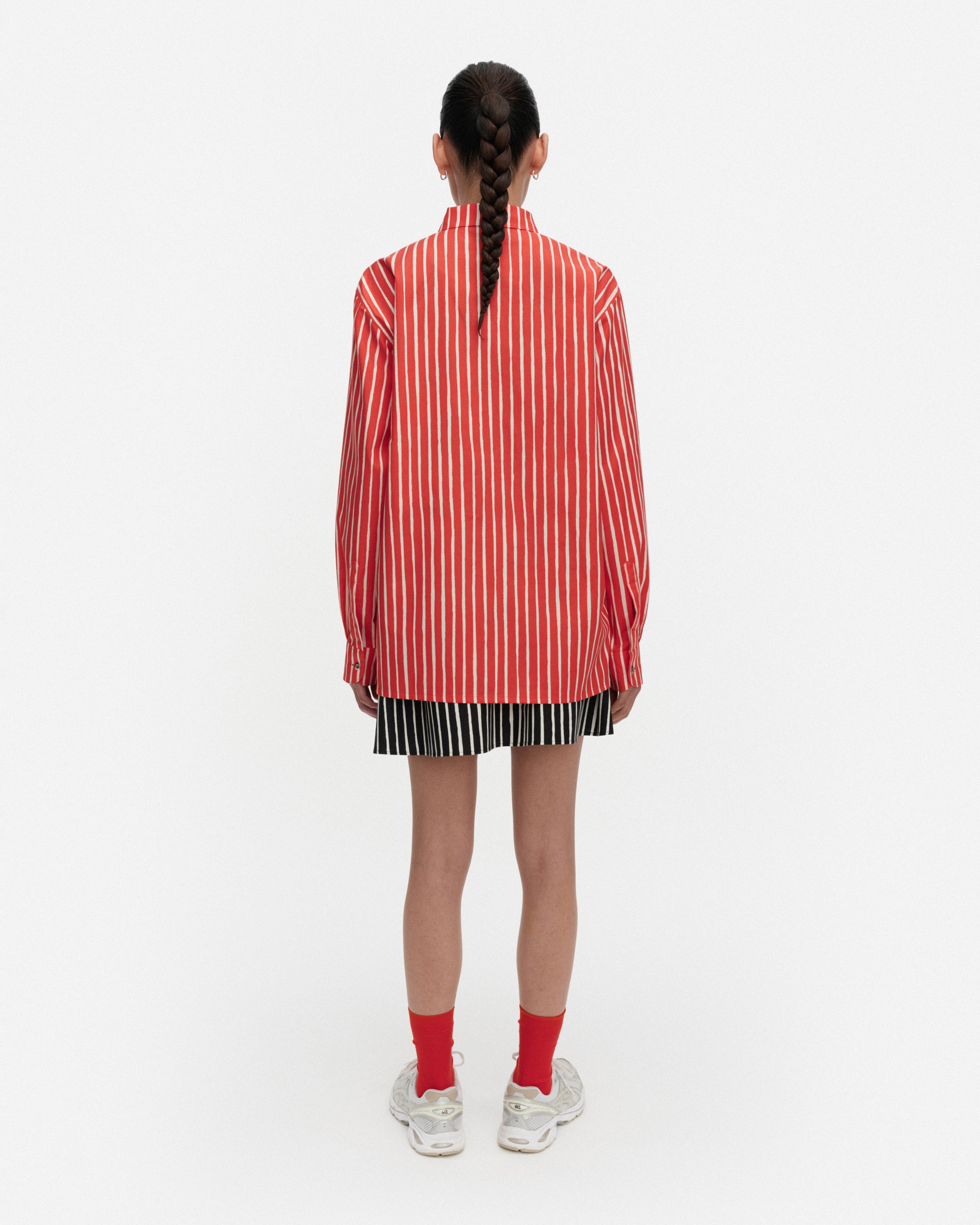 Jokapoika, Kioski puuvillapaita, punainen, l.valkoinen,