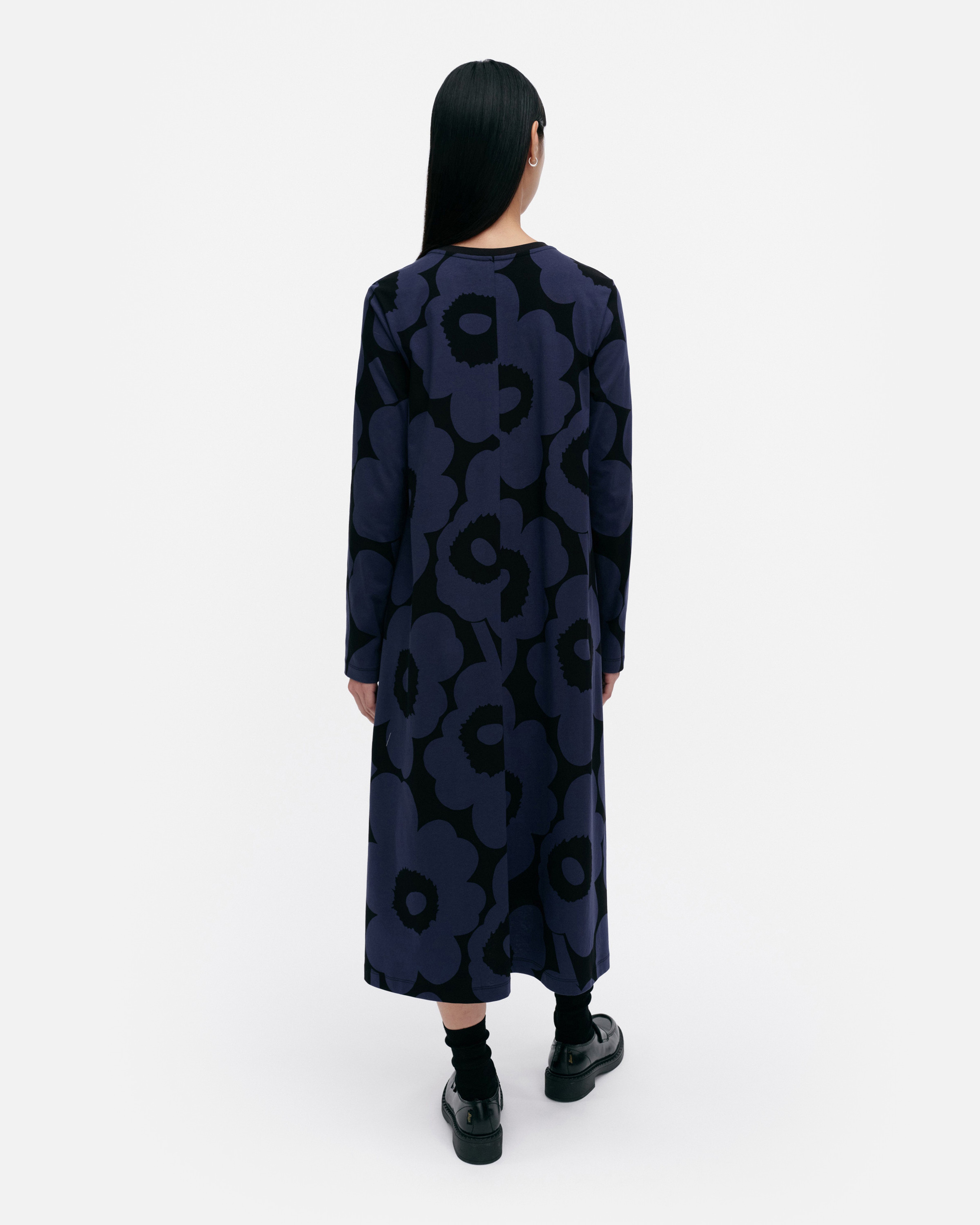 Lehtokielo Unikko, Dress, dark navy, black,