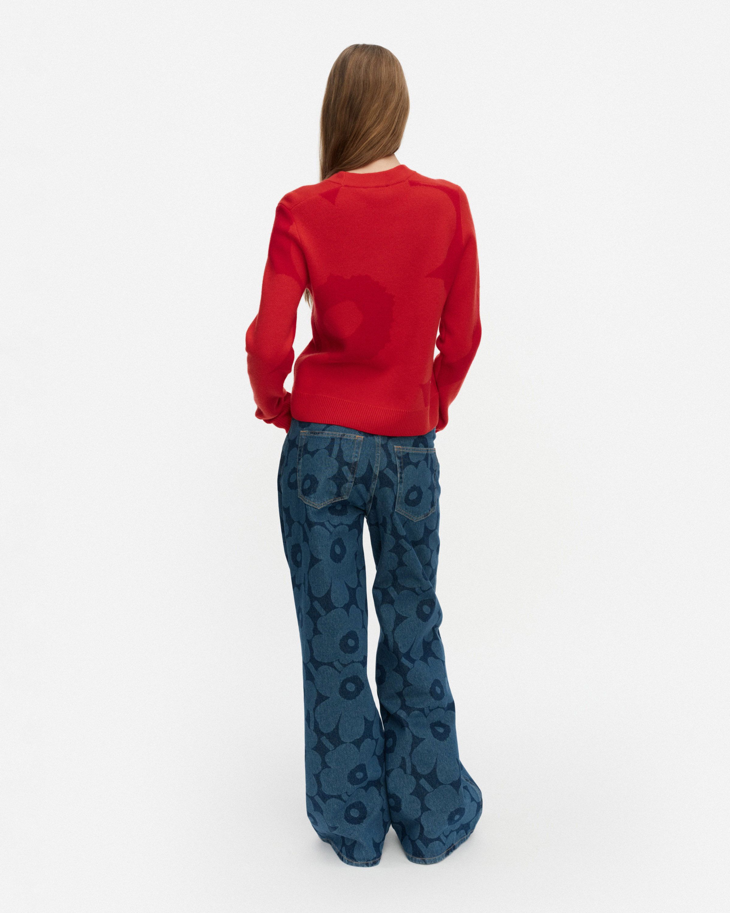 Aukio Unikko Knitted pullover | Marimekko