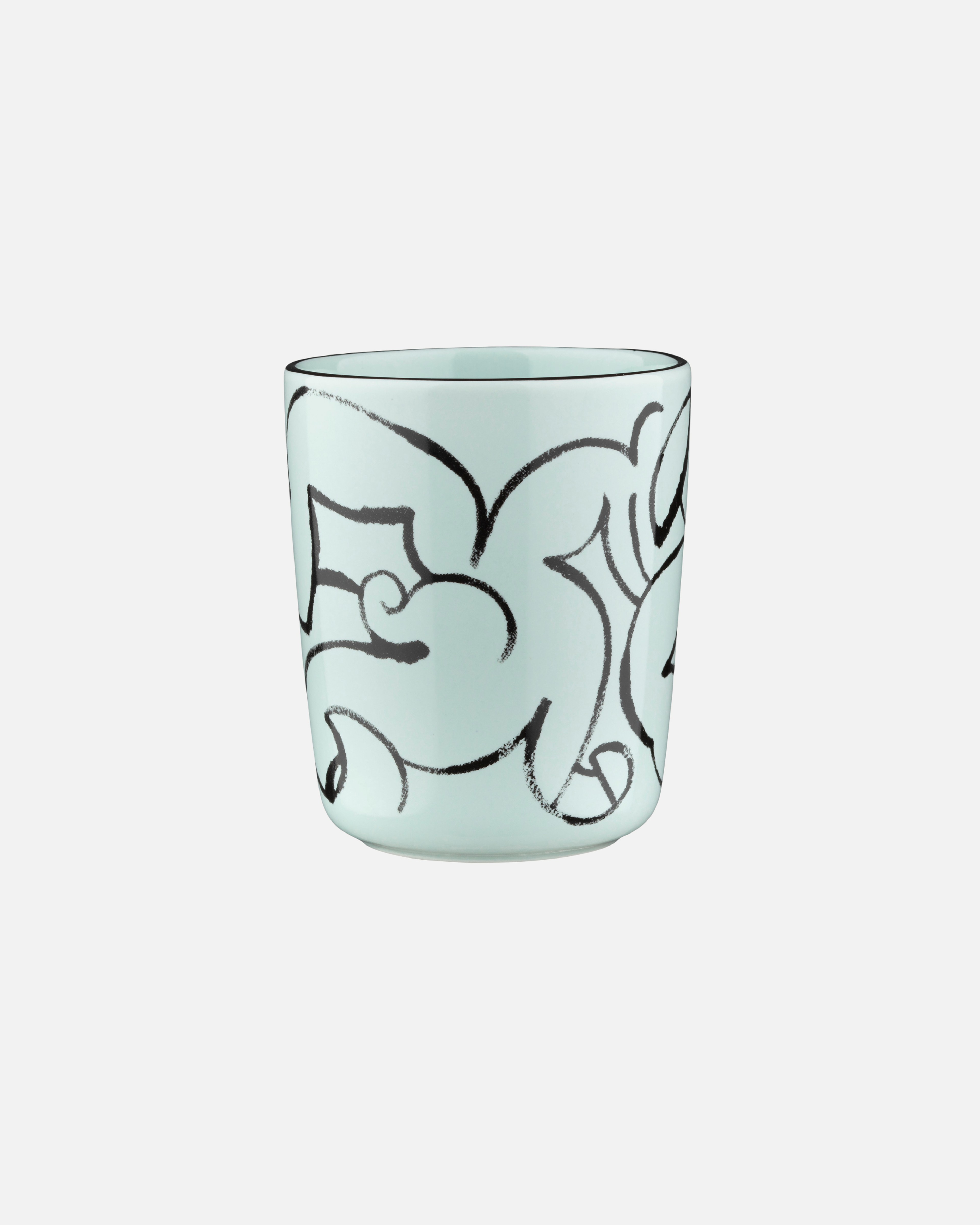 Oiva / Pistilla, Mug 2,5 dl, mint, black,