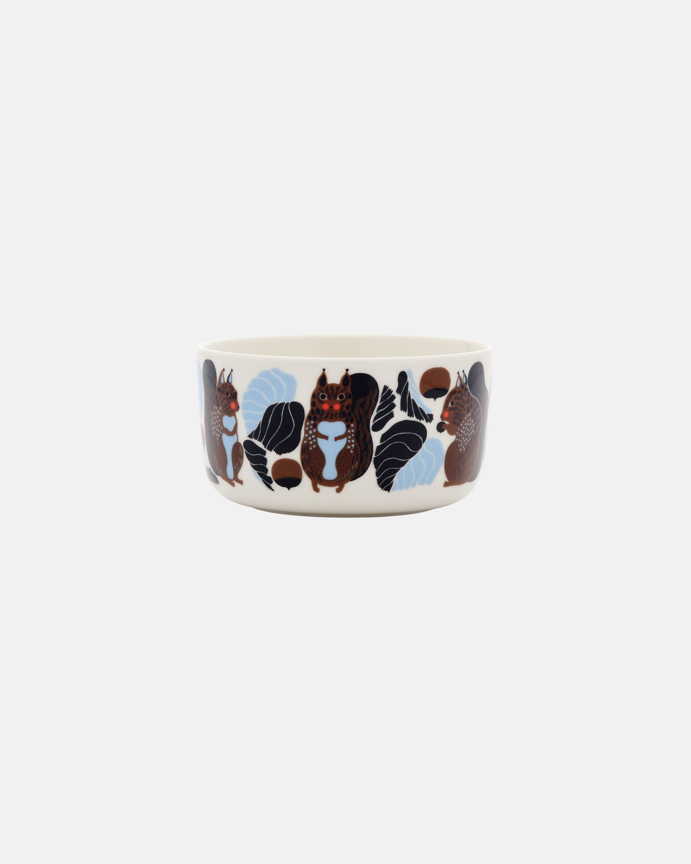 Oiva / Unikko mug and plate set white,black | Marimekko