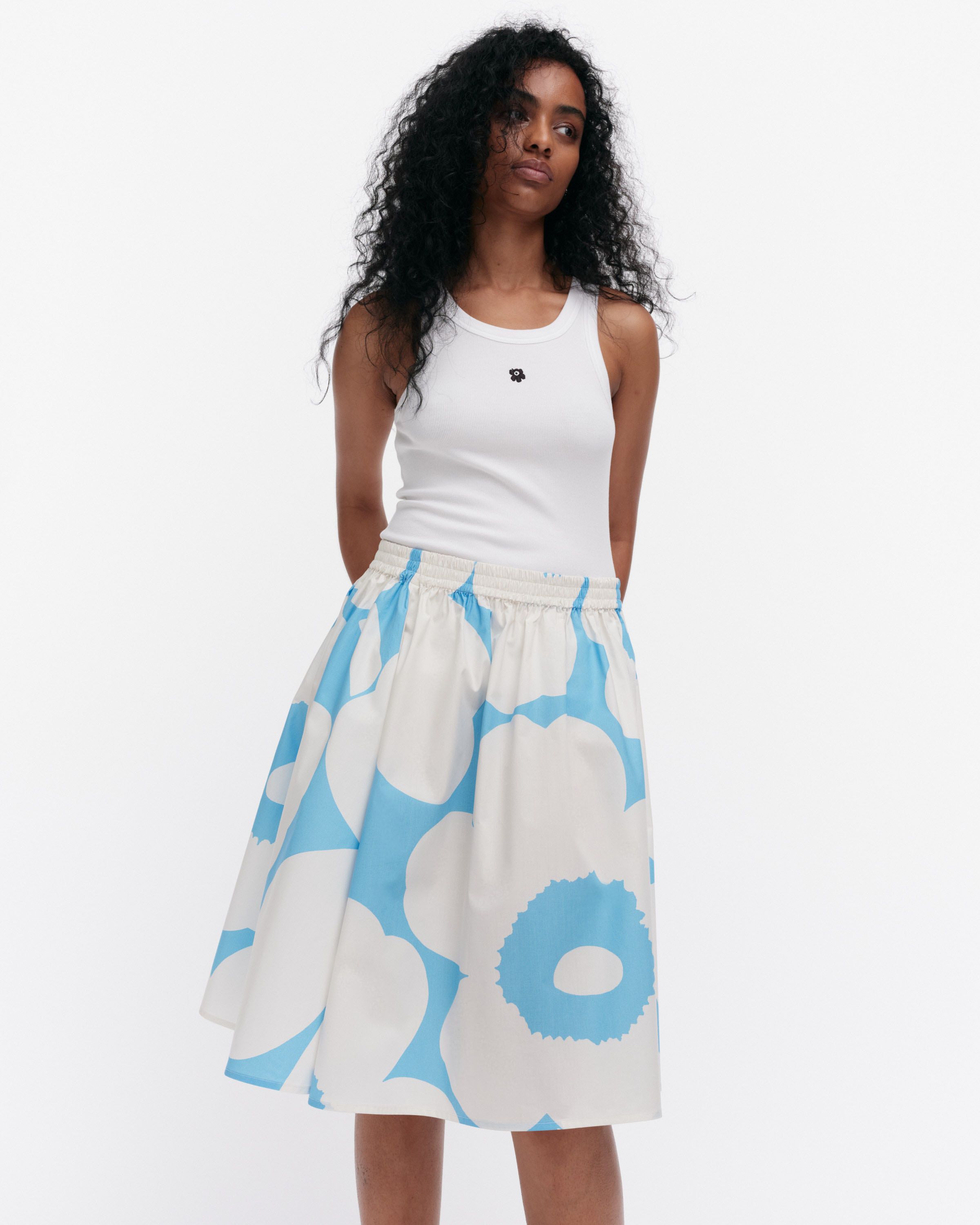 【2025AW】marimekko マリメッコ/ Poiminnot Unikko スカート 005fba50951eb43a5fe67de8eebea5