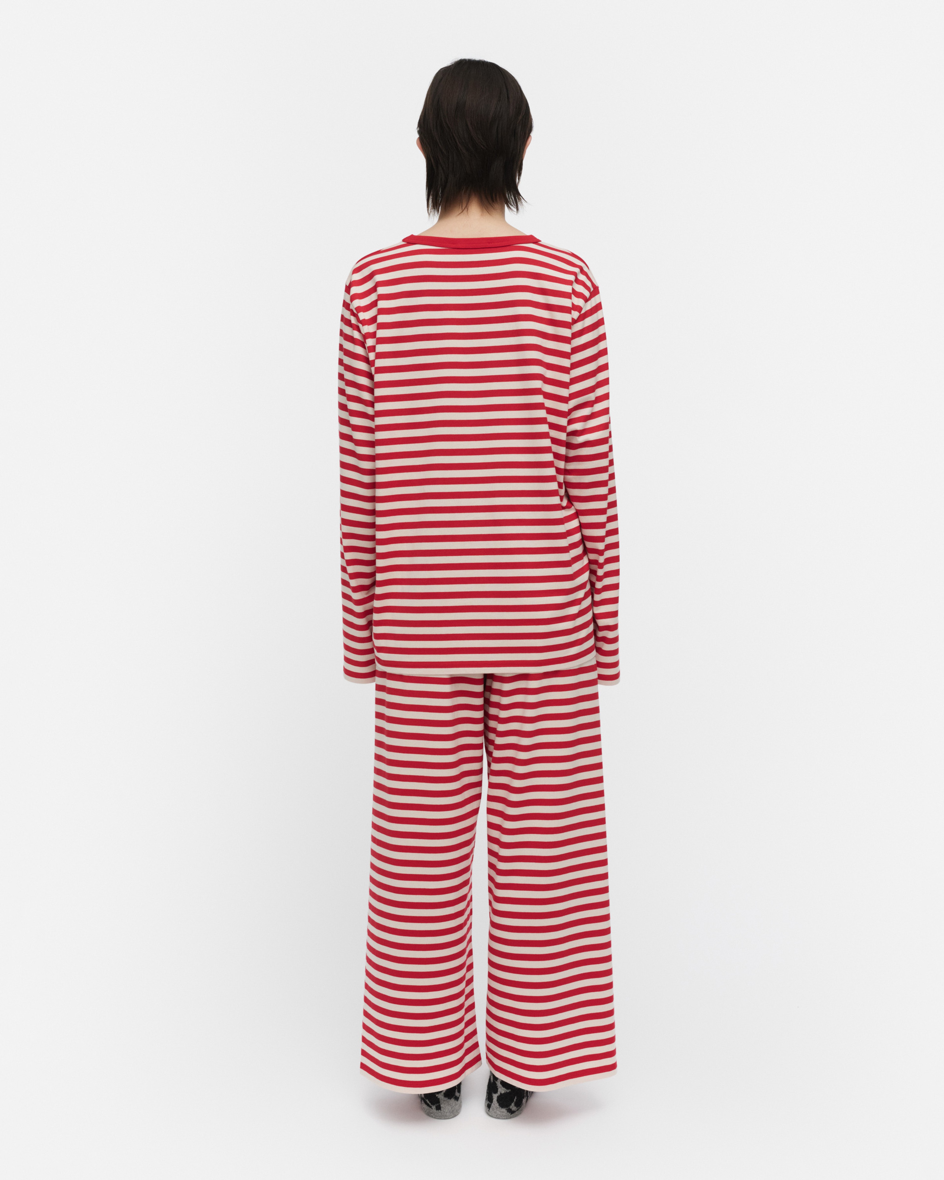 Tasaraita Unisex Jersey-Shirt „Kioski“