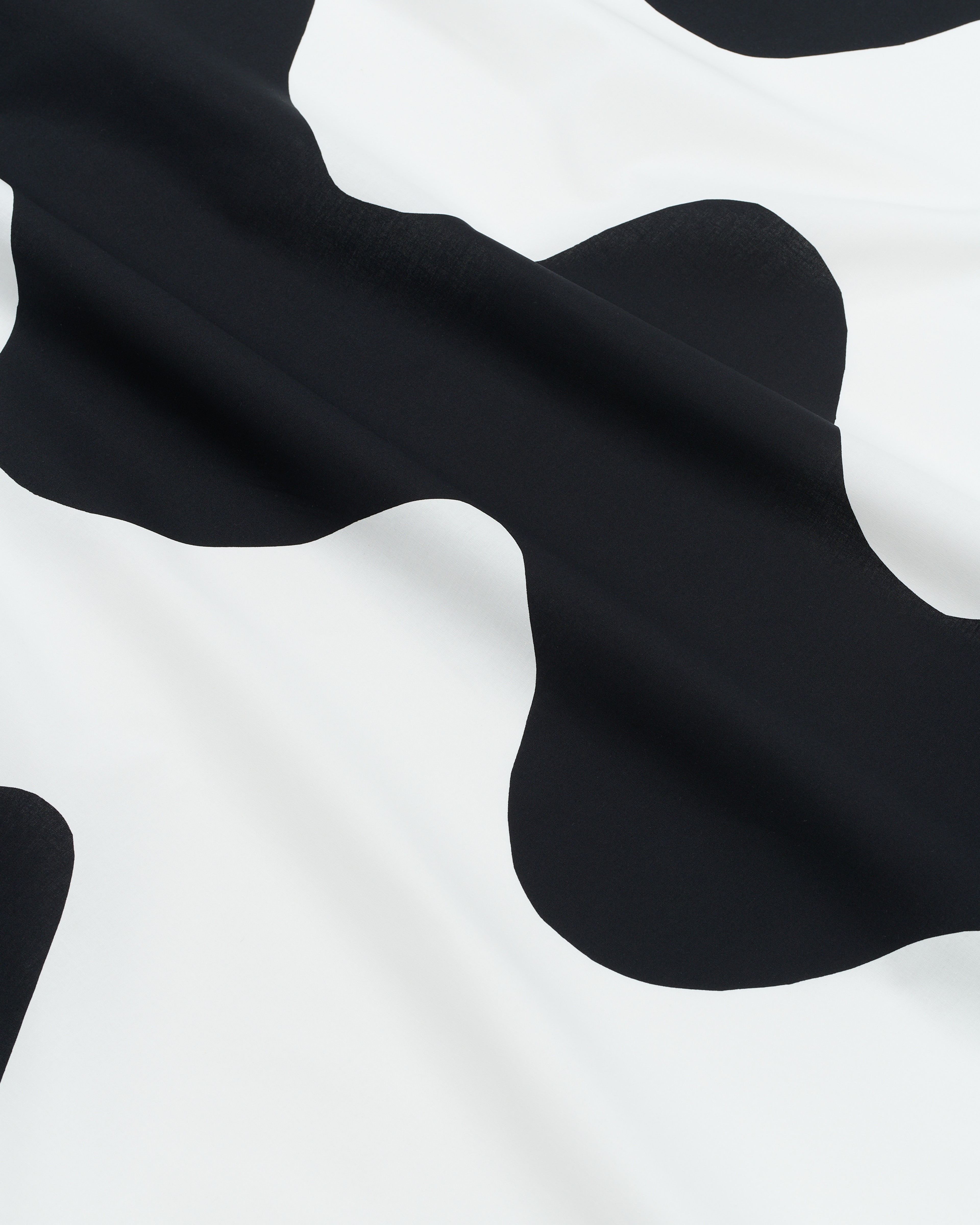 Lokki, Puuvillakangas, valkoinen, musta,