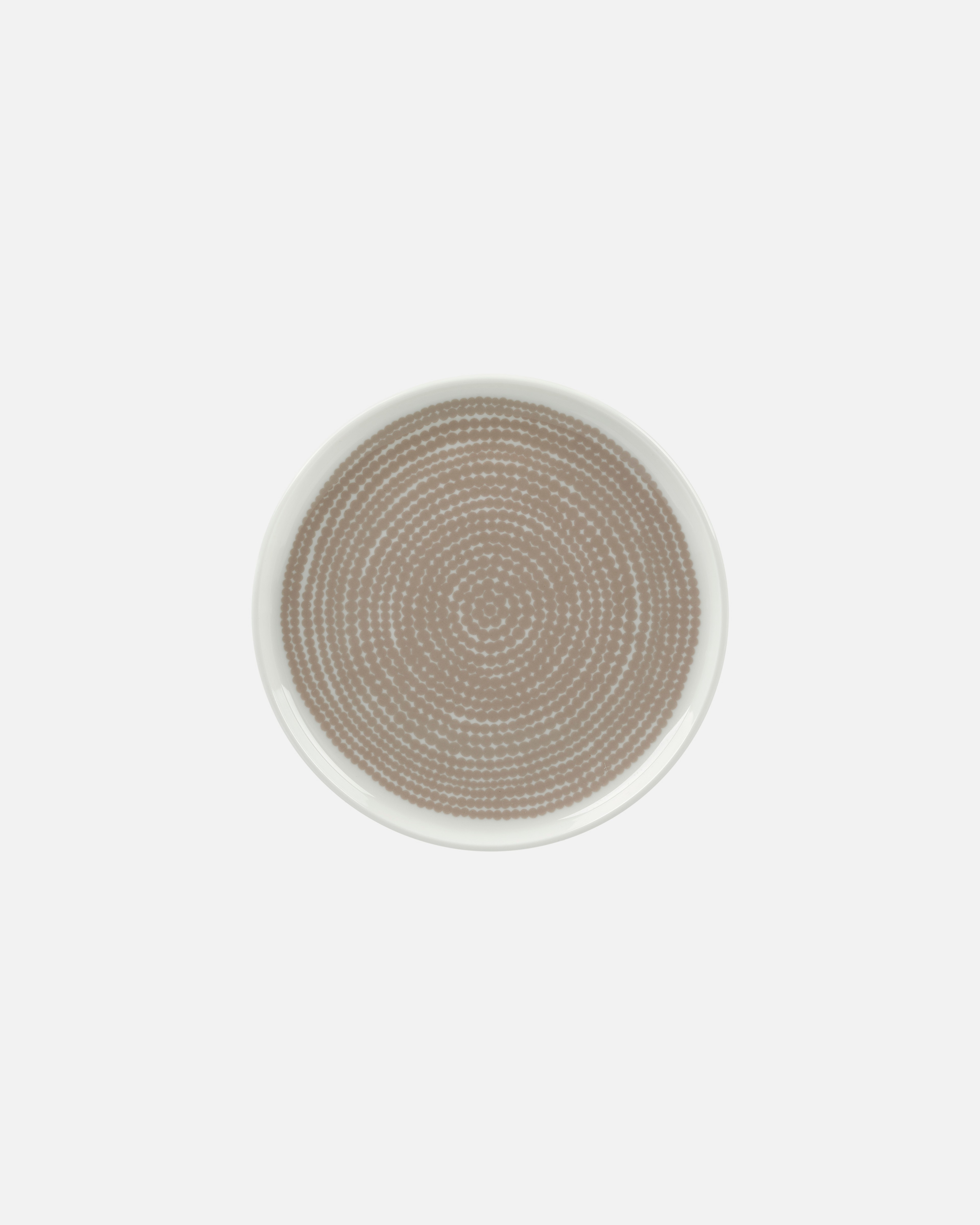 Oiva / Siirtolapuutarha, Lautanen 13,5 cm, valkoinen, beige,