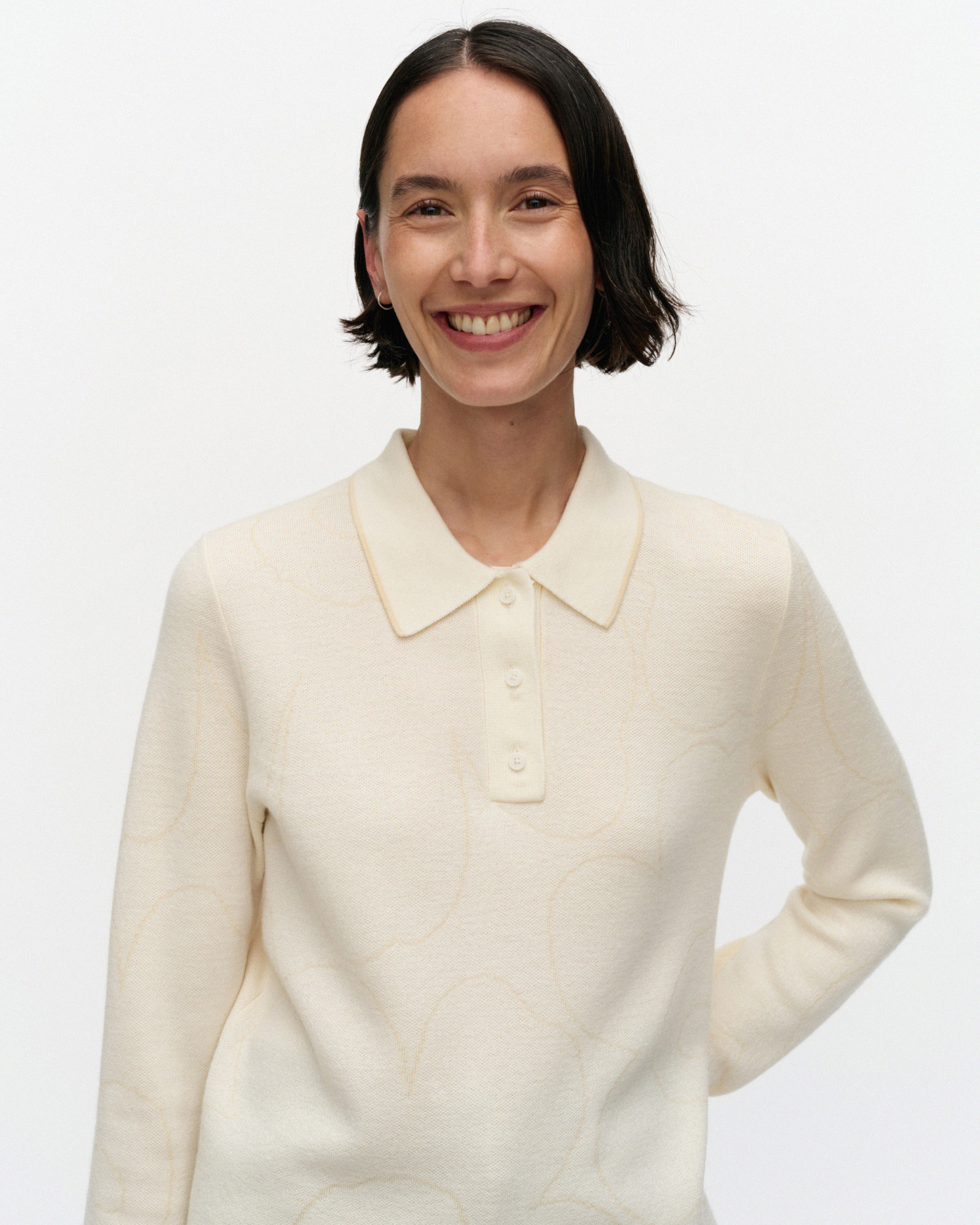 RWS Liikkua Piirto Unikko, Knitted pullover, off white, off white,