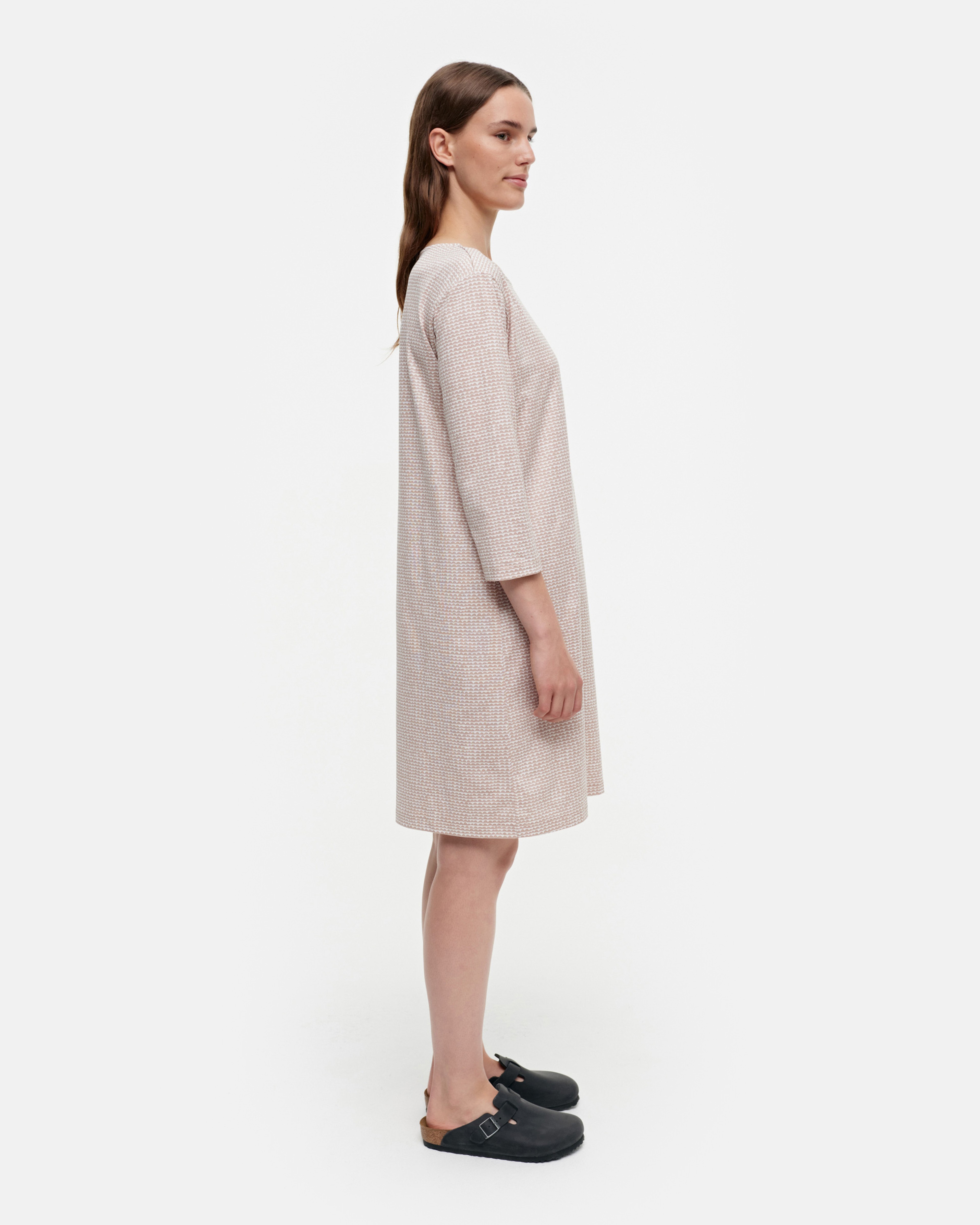 Varpu Papajo, Jersey dress, off-white, beige,