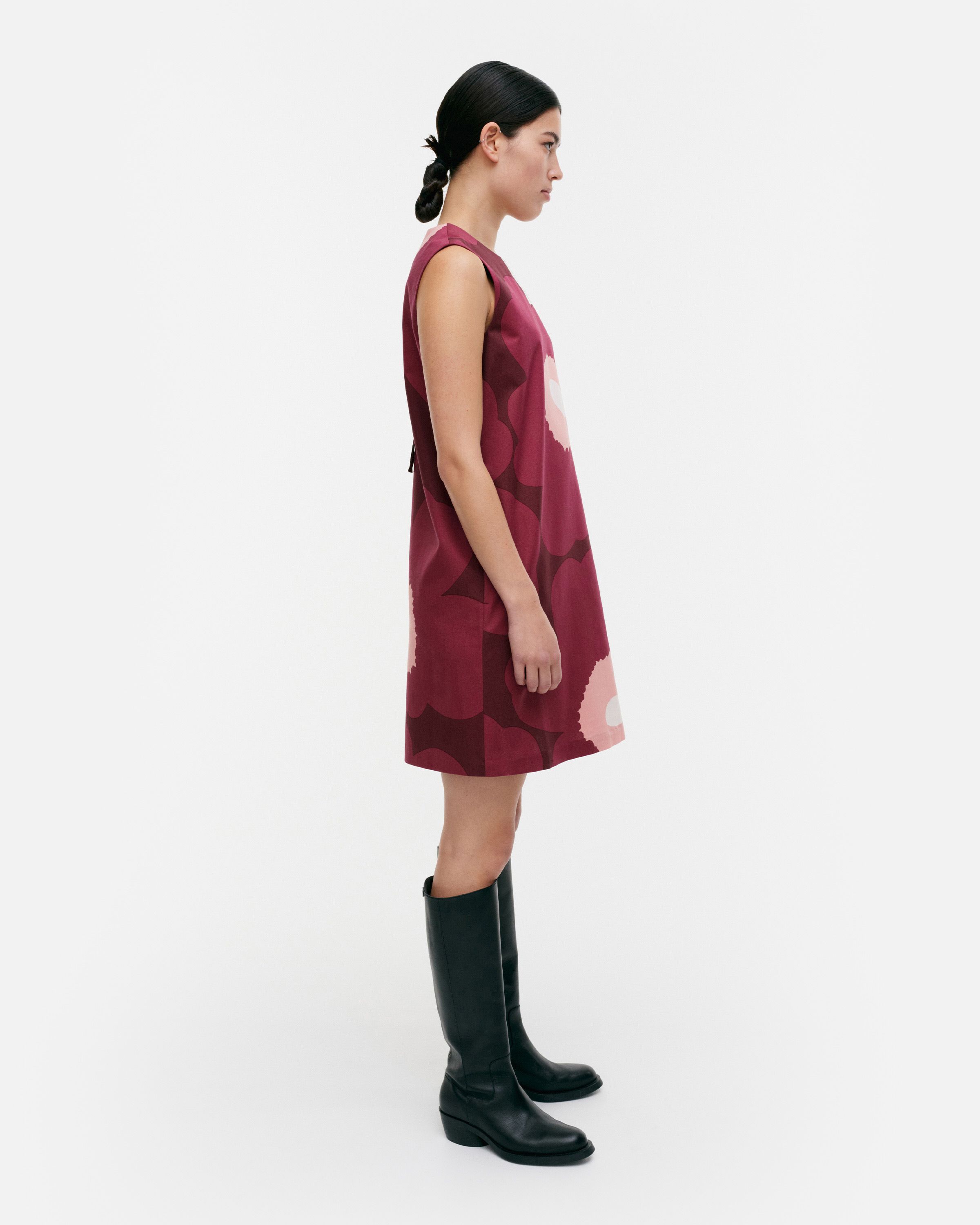 Siluetti Unikko Cotton satin dress