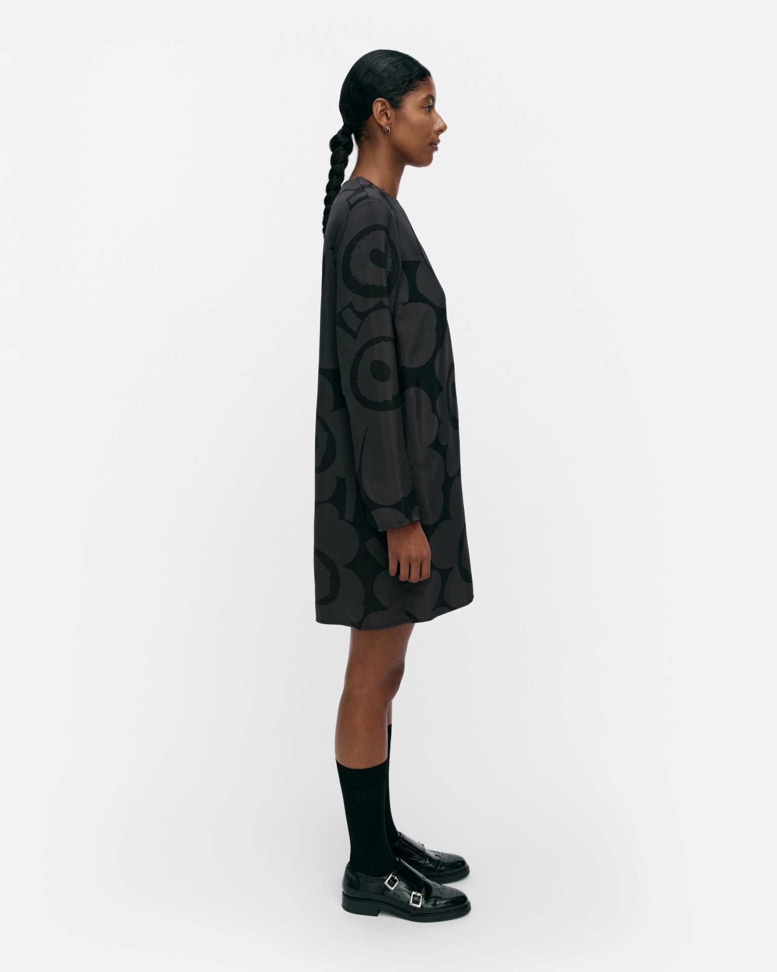 Hienous Unikko, Dress, black, dark grey,