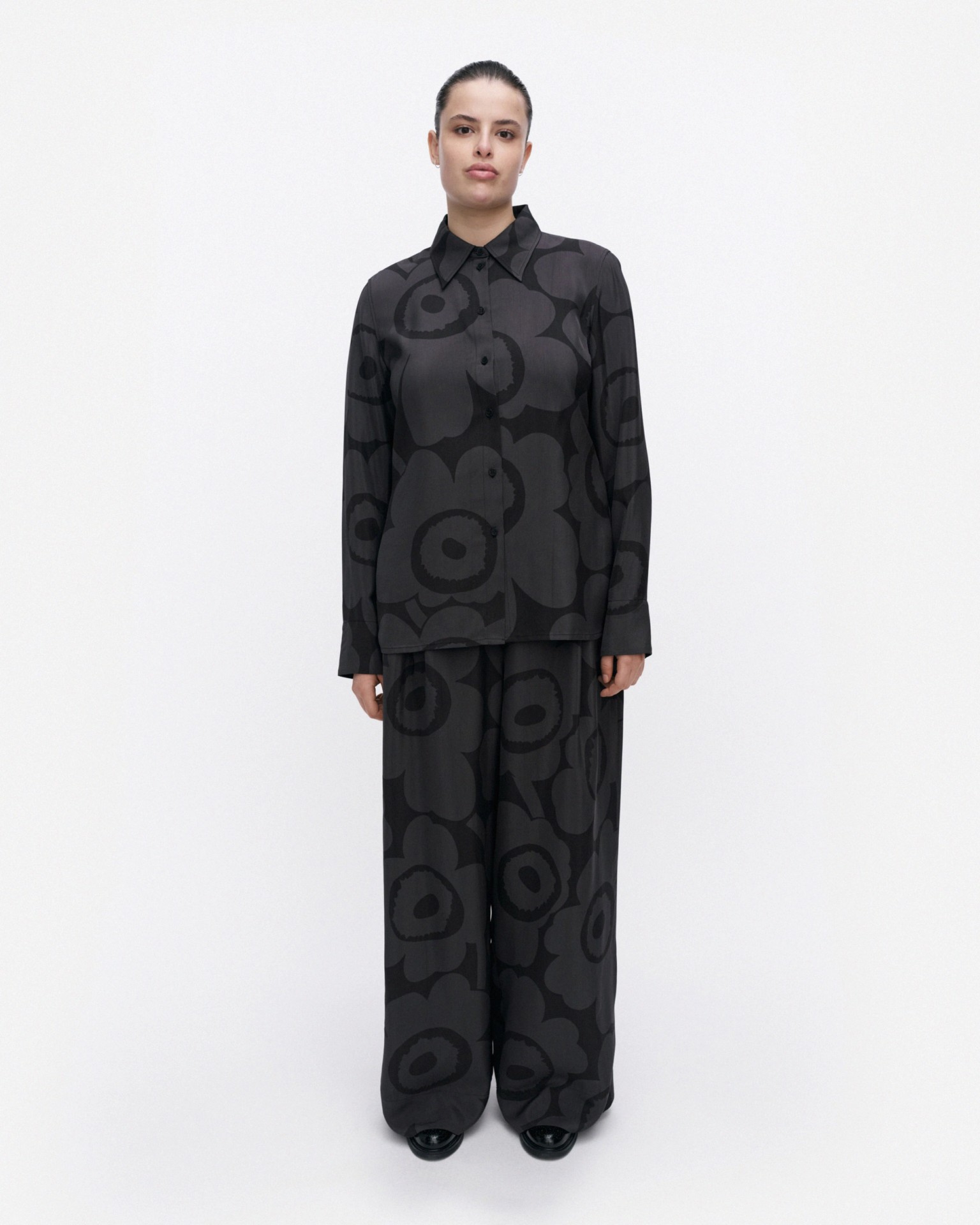 Vivahde Unikko, Shirt, black, dark grey,