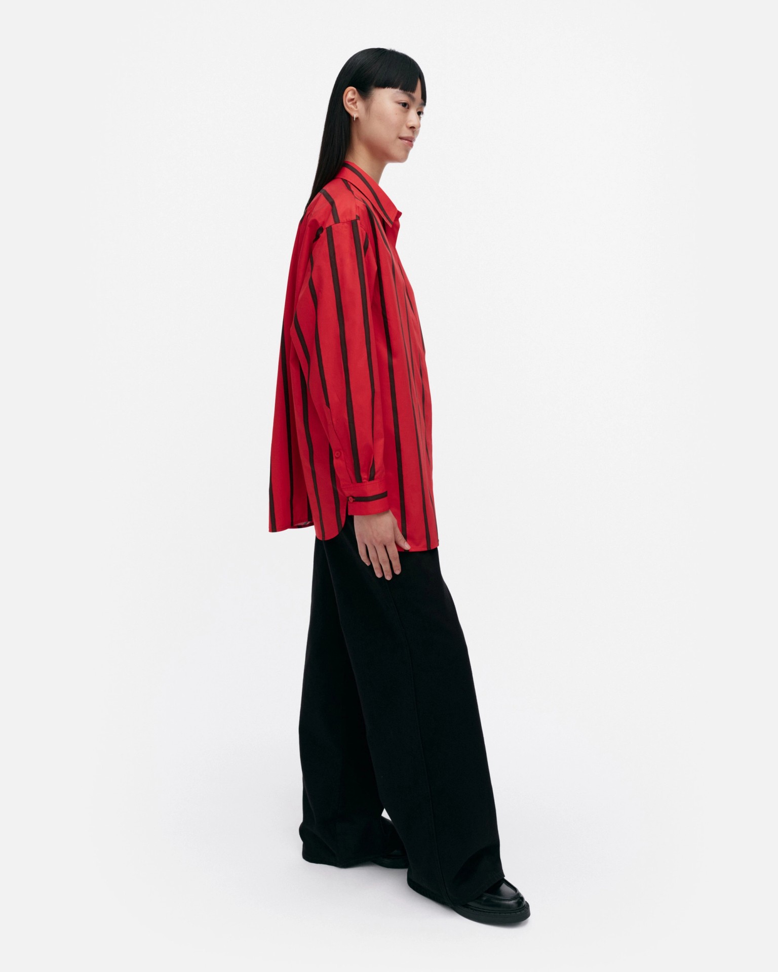 Ruoste Puhveli, Shirt, red, dark brown,