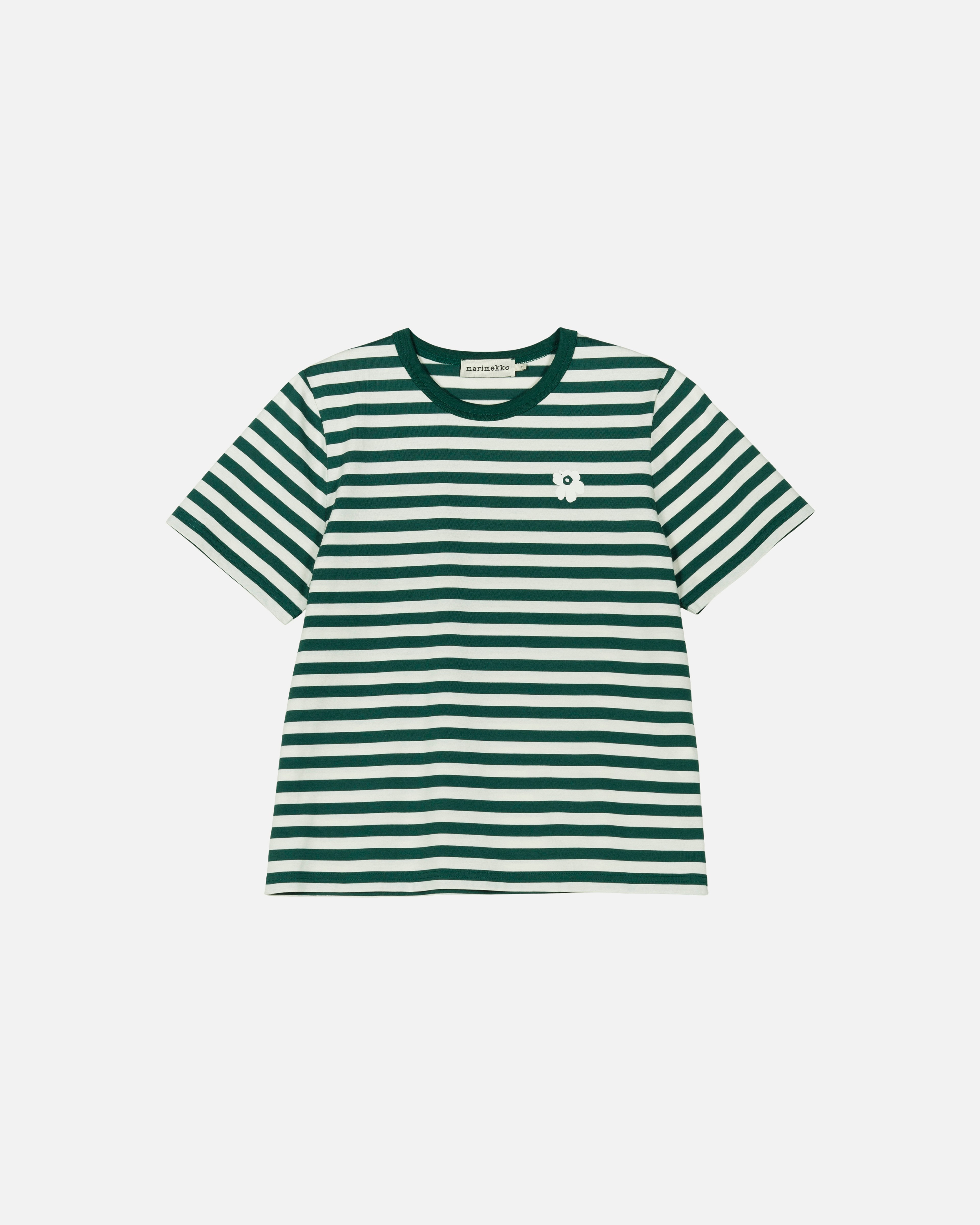 Tasaraita Unikko Kioski t-shirt