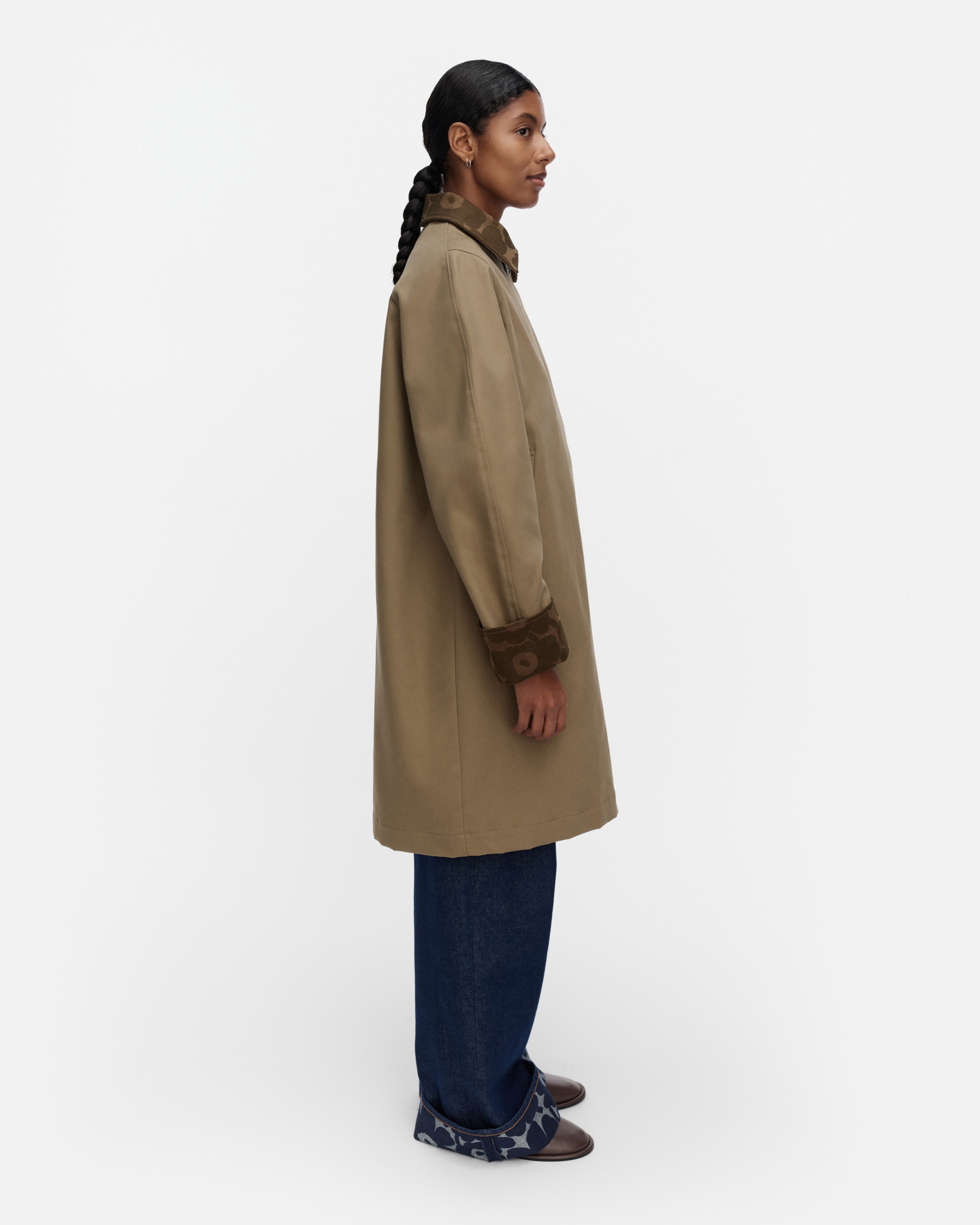 Eepos Solid, Coat, brown, brown,