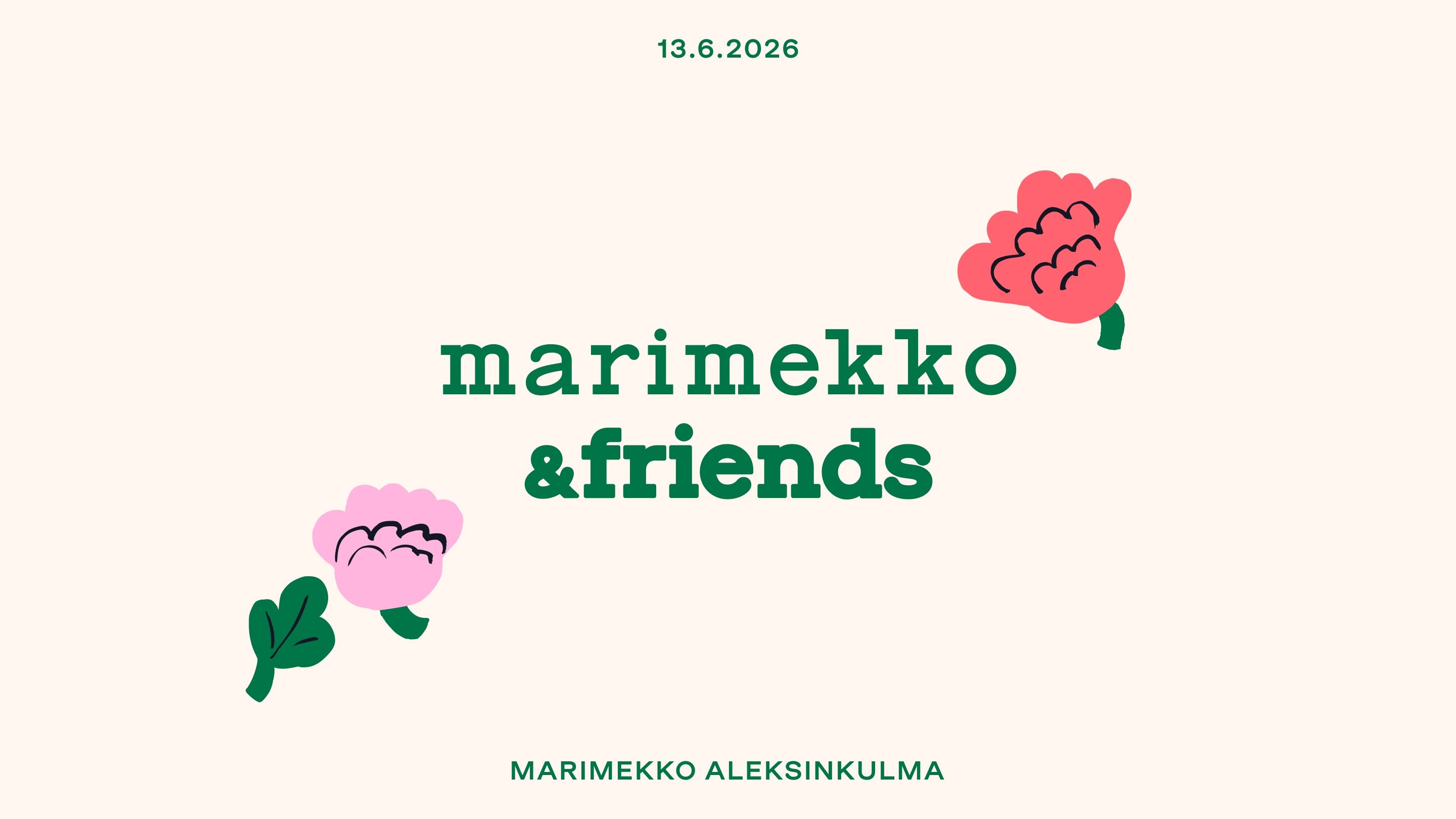 Marimekko & friends ja Kukasta Kukkaan -kuvioita.