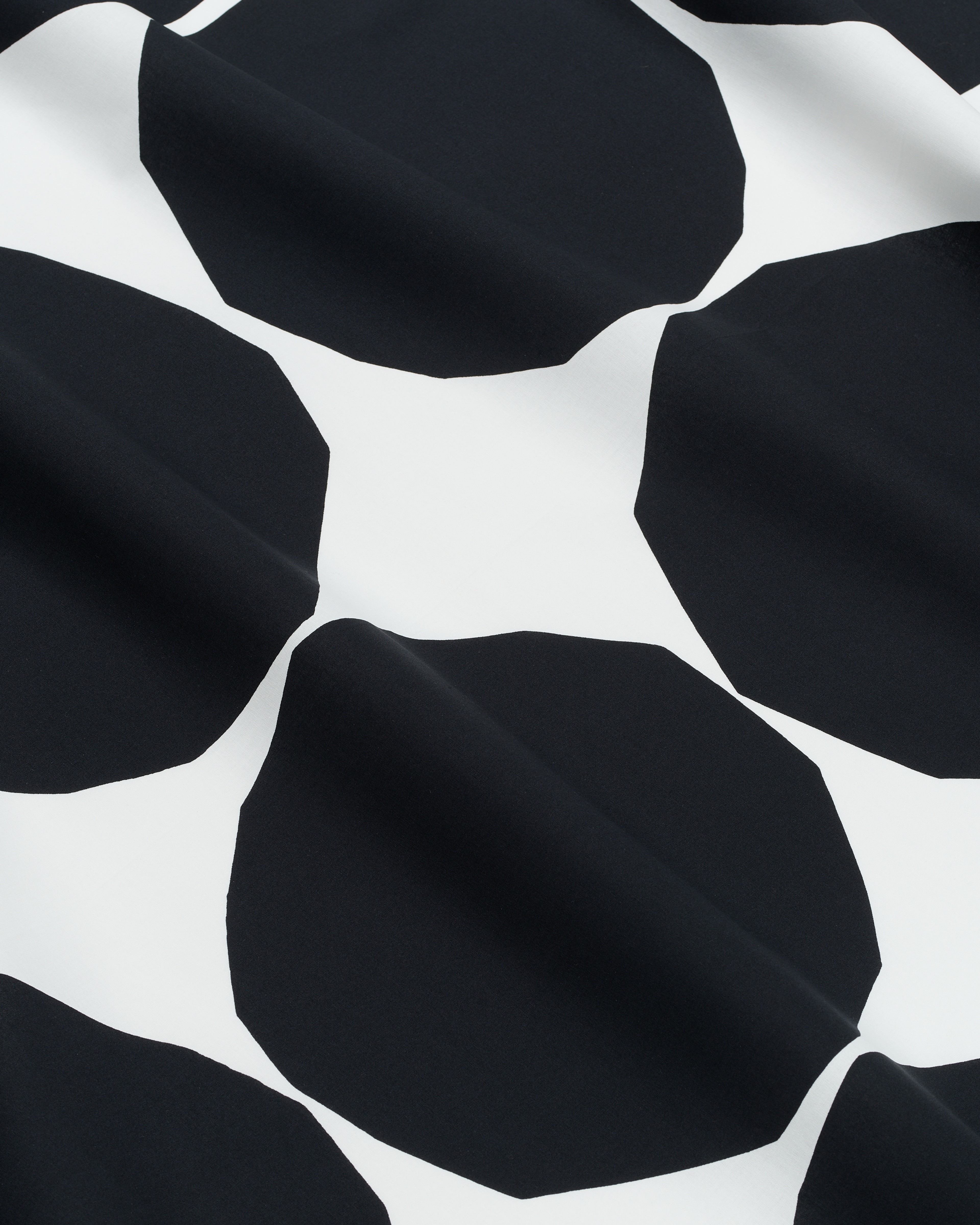 Kivet, Cotton fabric, white,black,