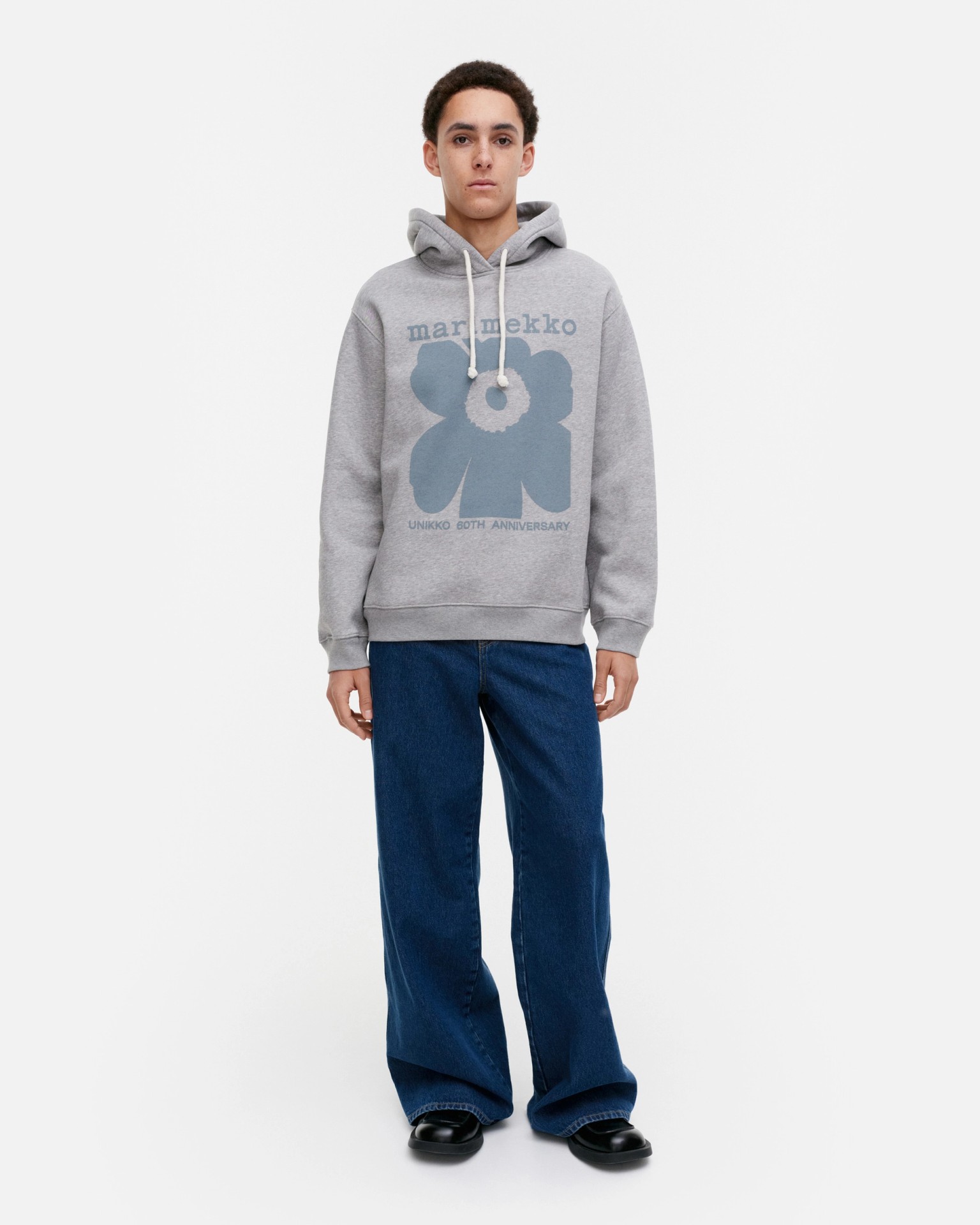 Luuppi Ii Unikko Placement, Kioski hoodie, grey melange, grey,