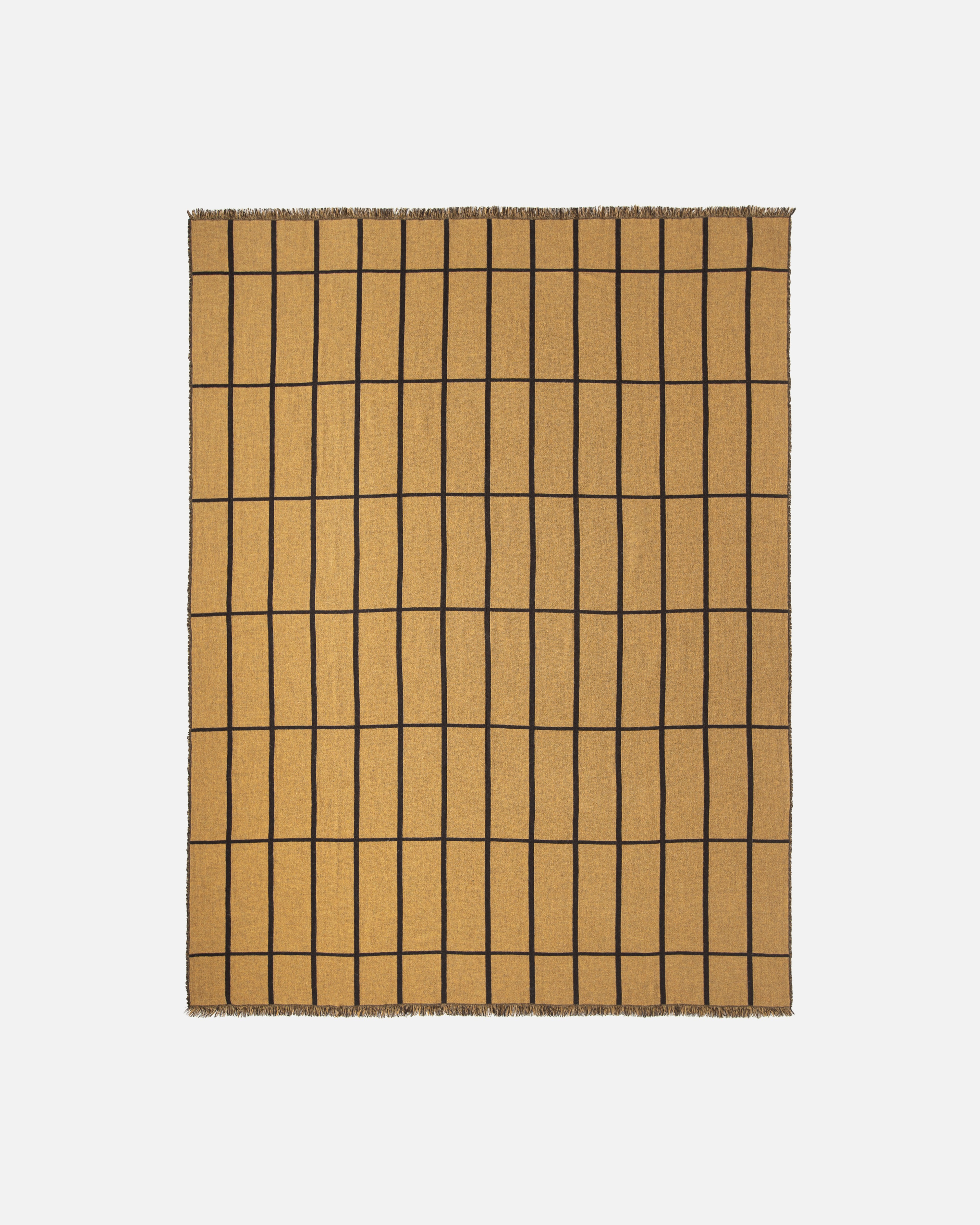 Tiiliskivi, Blanket 130 x 175 cm, caviar, gold,