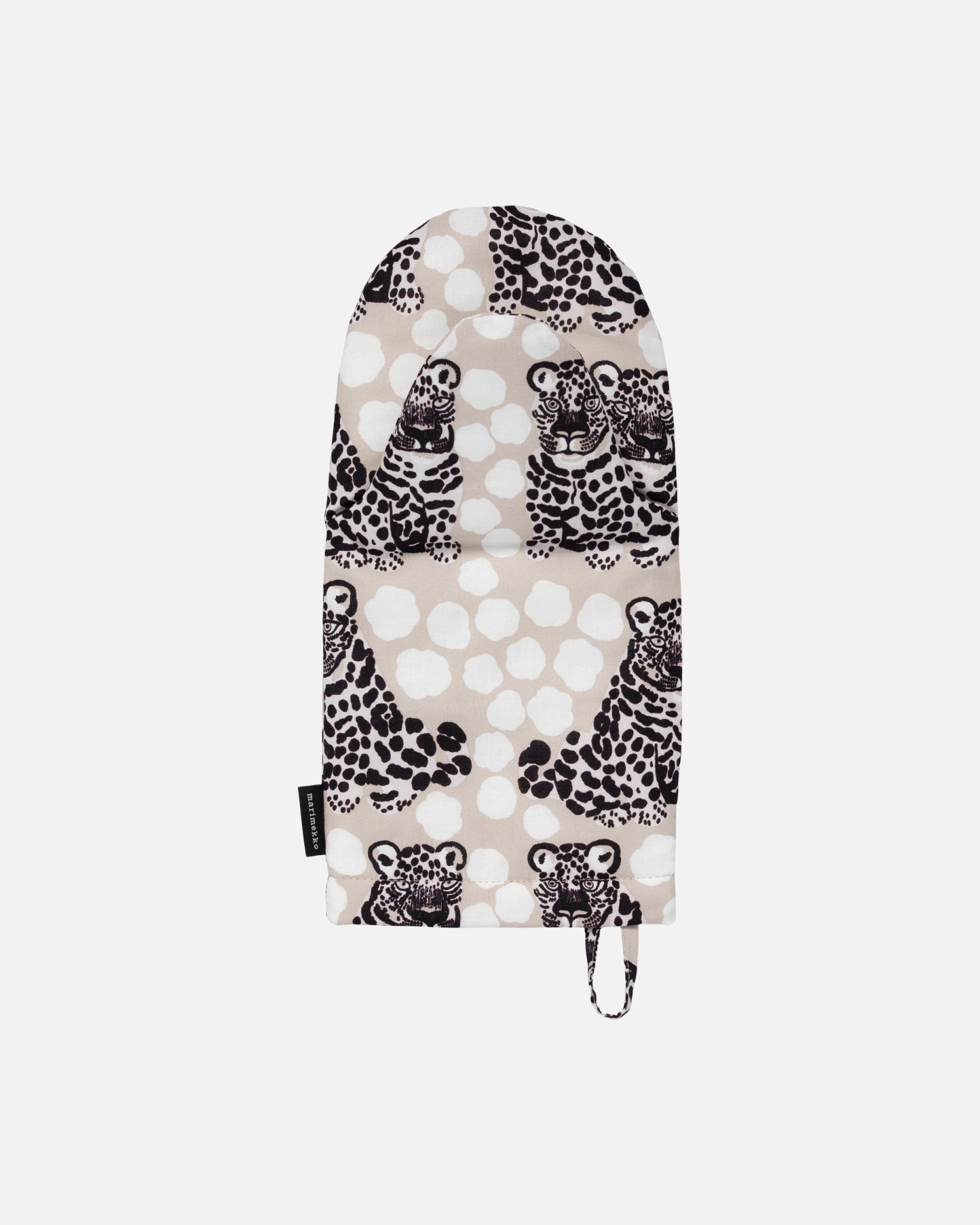Kaksoset, Le gant de cuisine, greige, black, white,