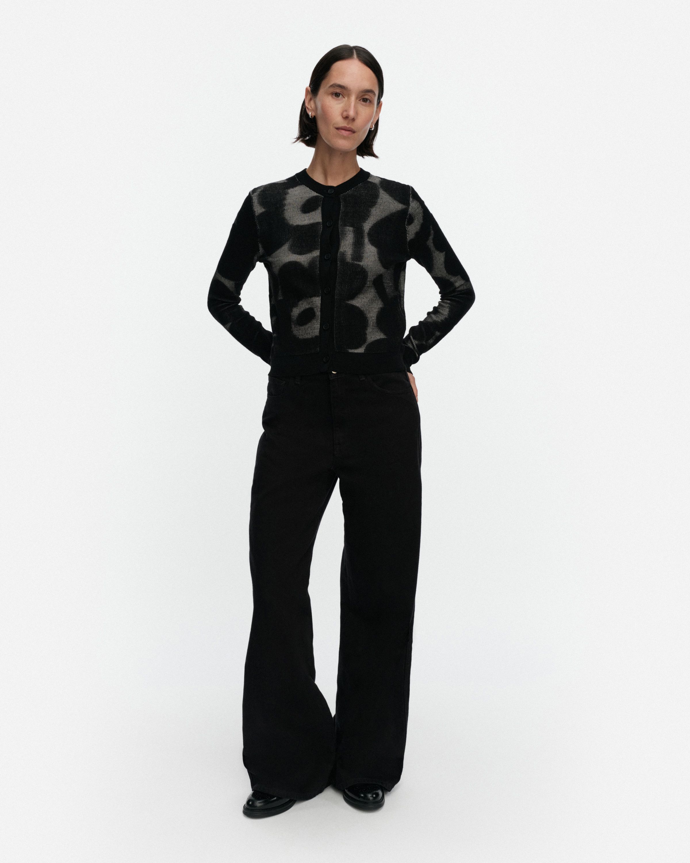 Innoittaa Unikko Knit cardigan | Marimekko