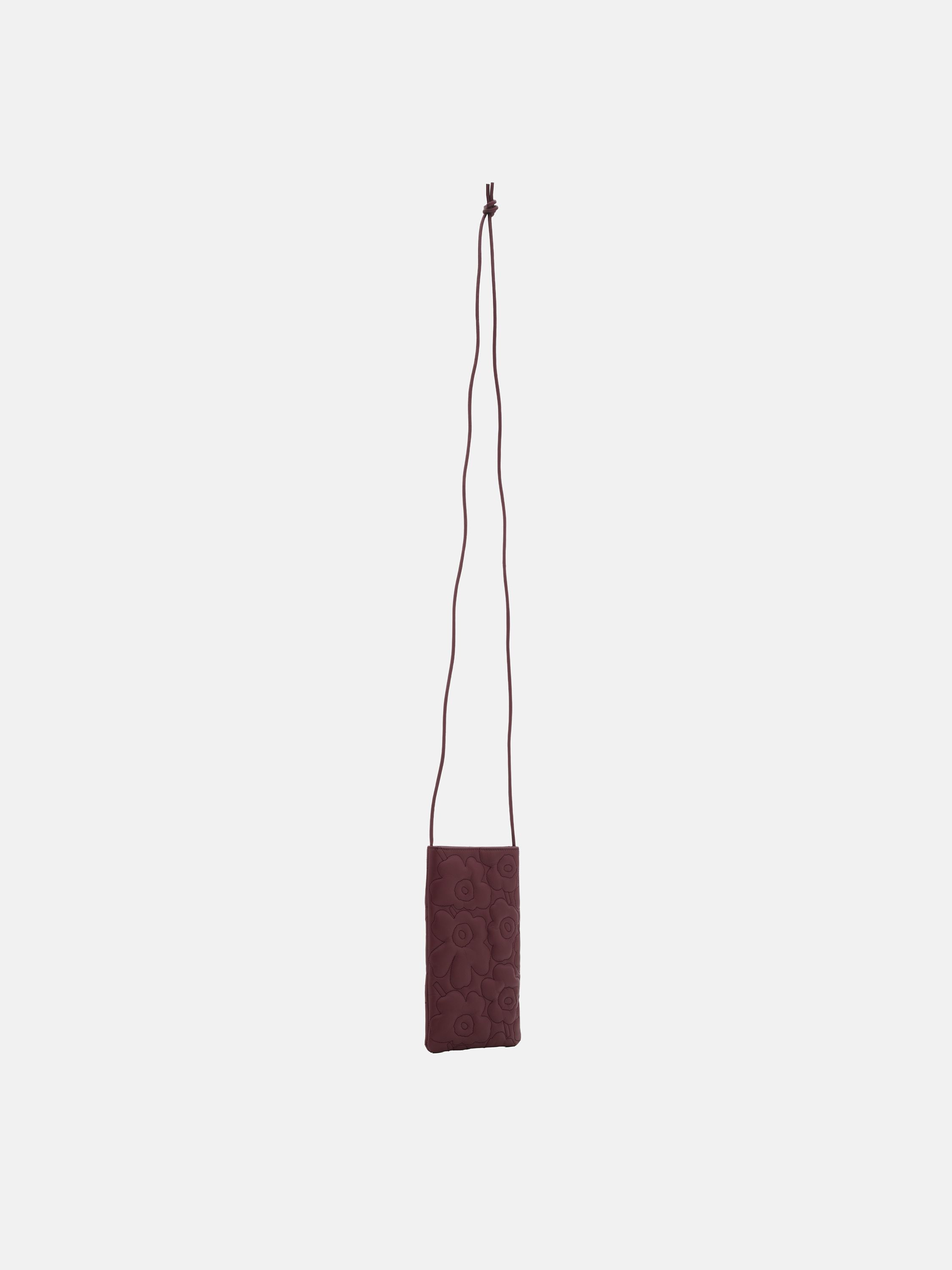 Phone Pocket Unikko Bag brown | Marimekko