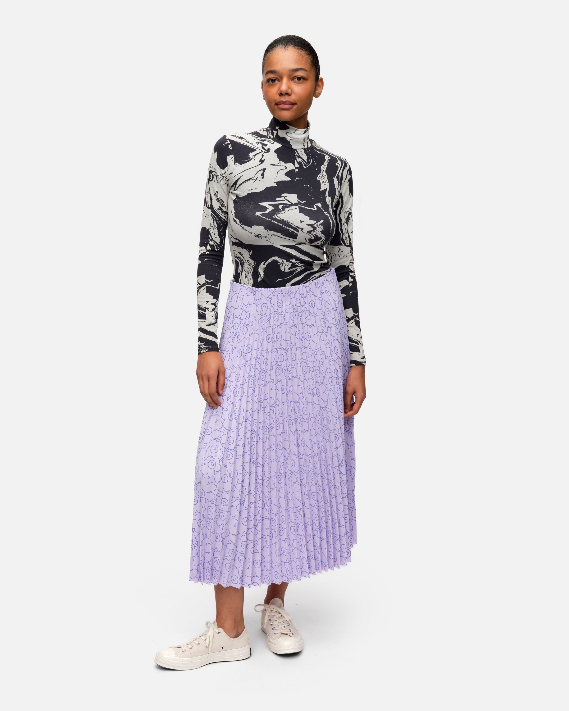 Myy Piirto Unikko skirt lilac, dark lilac | Marimekko