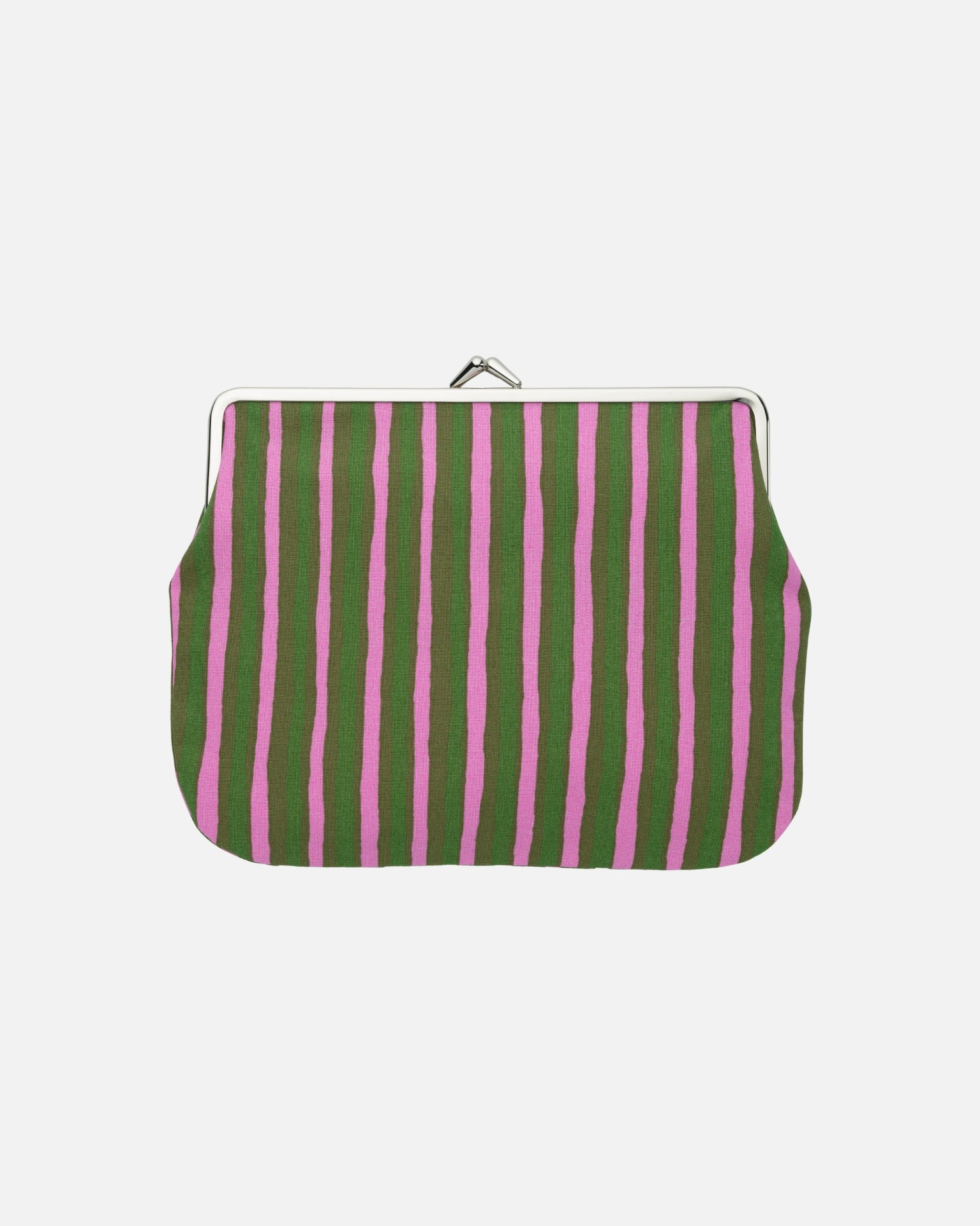 Piccolo Puolikas Kukkaro, Purse, olive green, fuschia,
