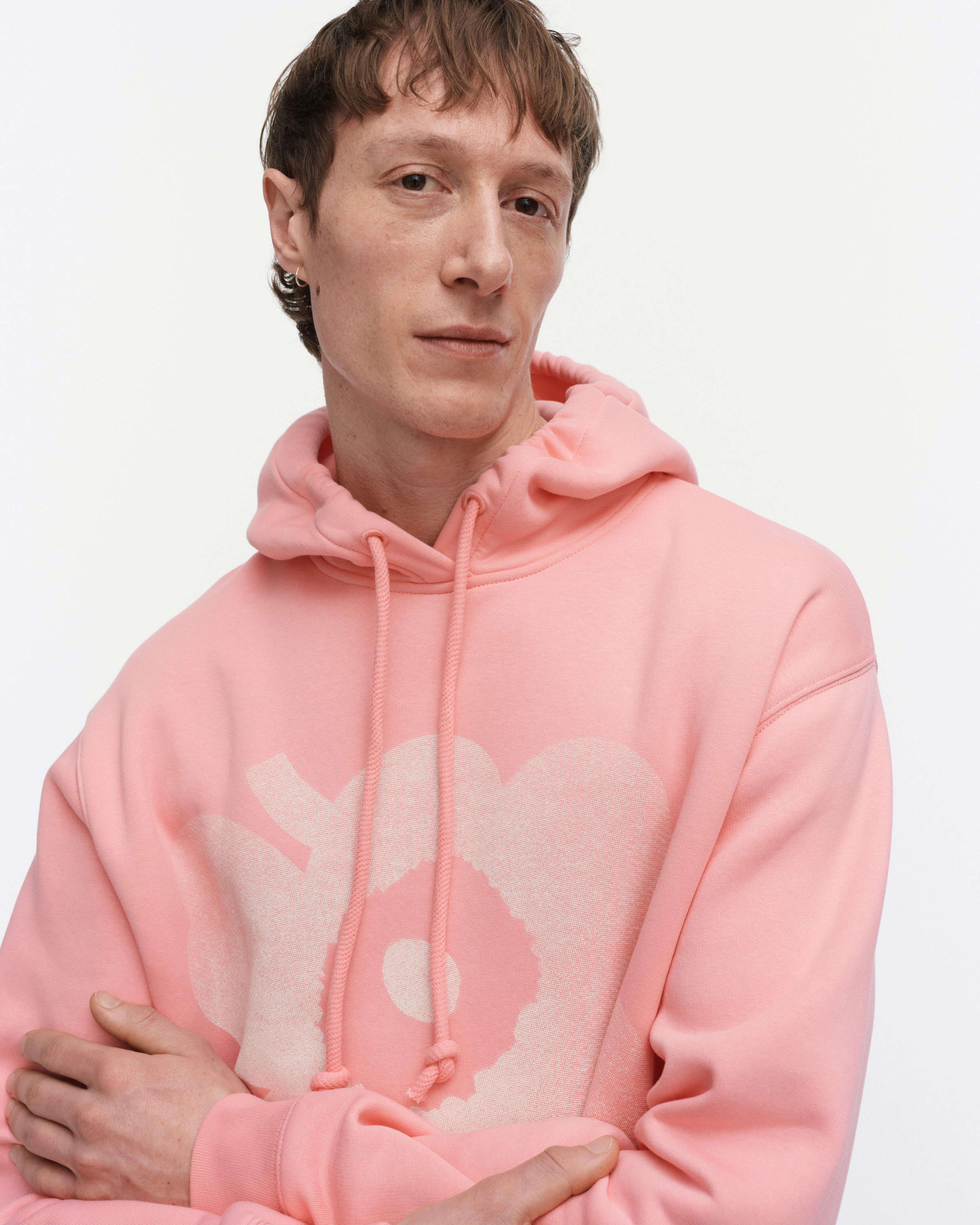 Teesi Unikko Placement, Kioski hoodie, rose, light pink,