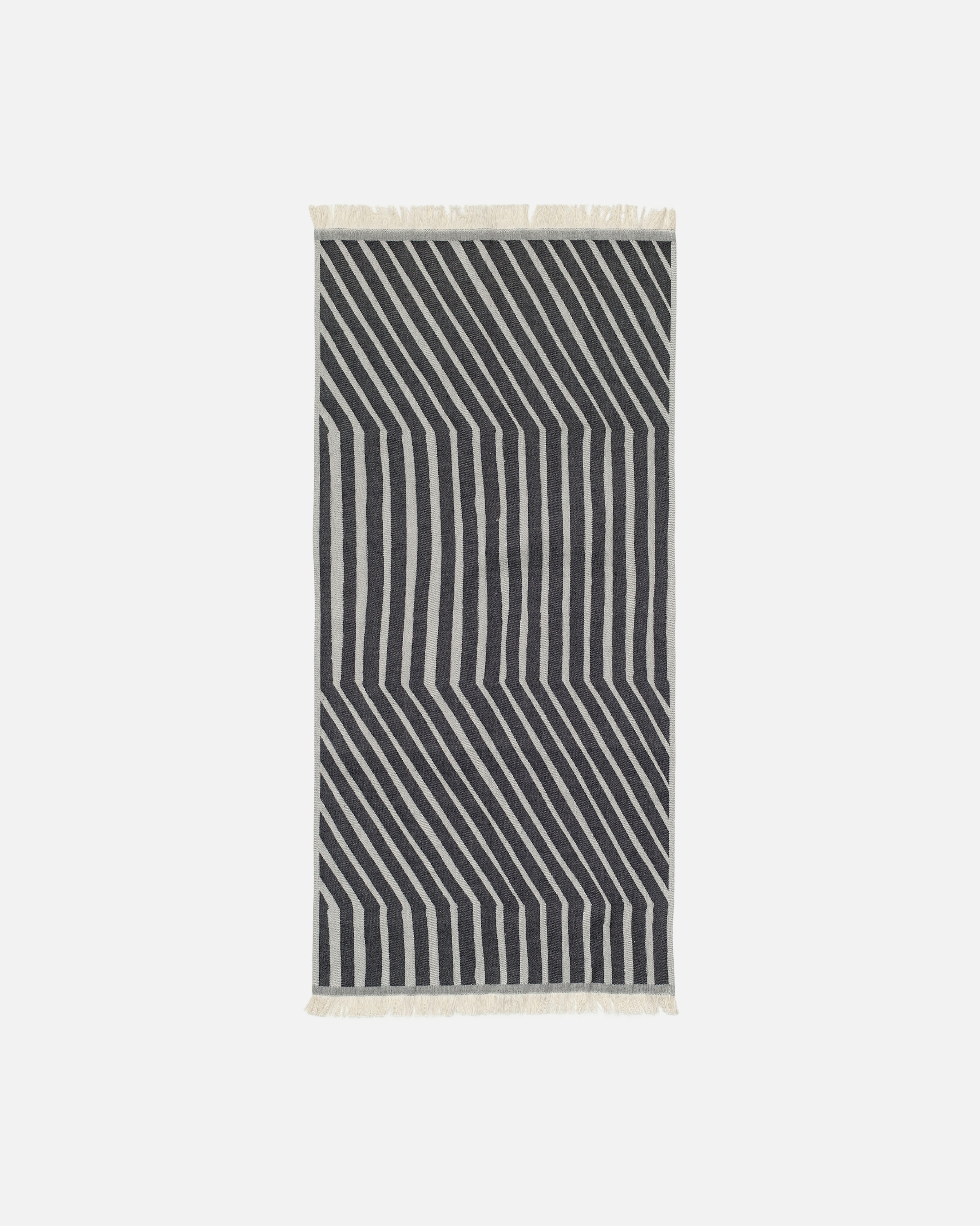 Kalasääski, Hand towel, off white, charcoal,