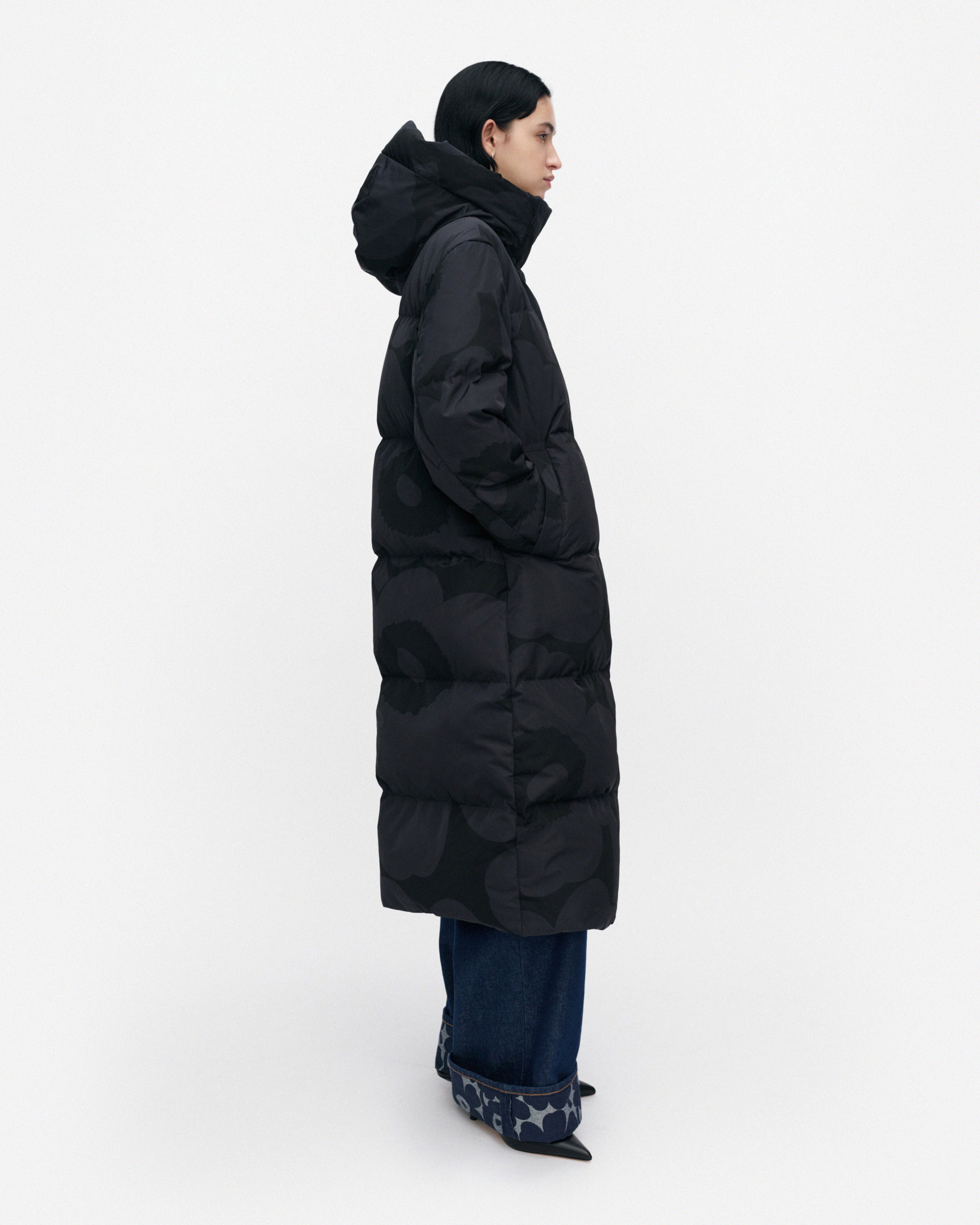Taiottu Unikko, Coat, black, dark grey,