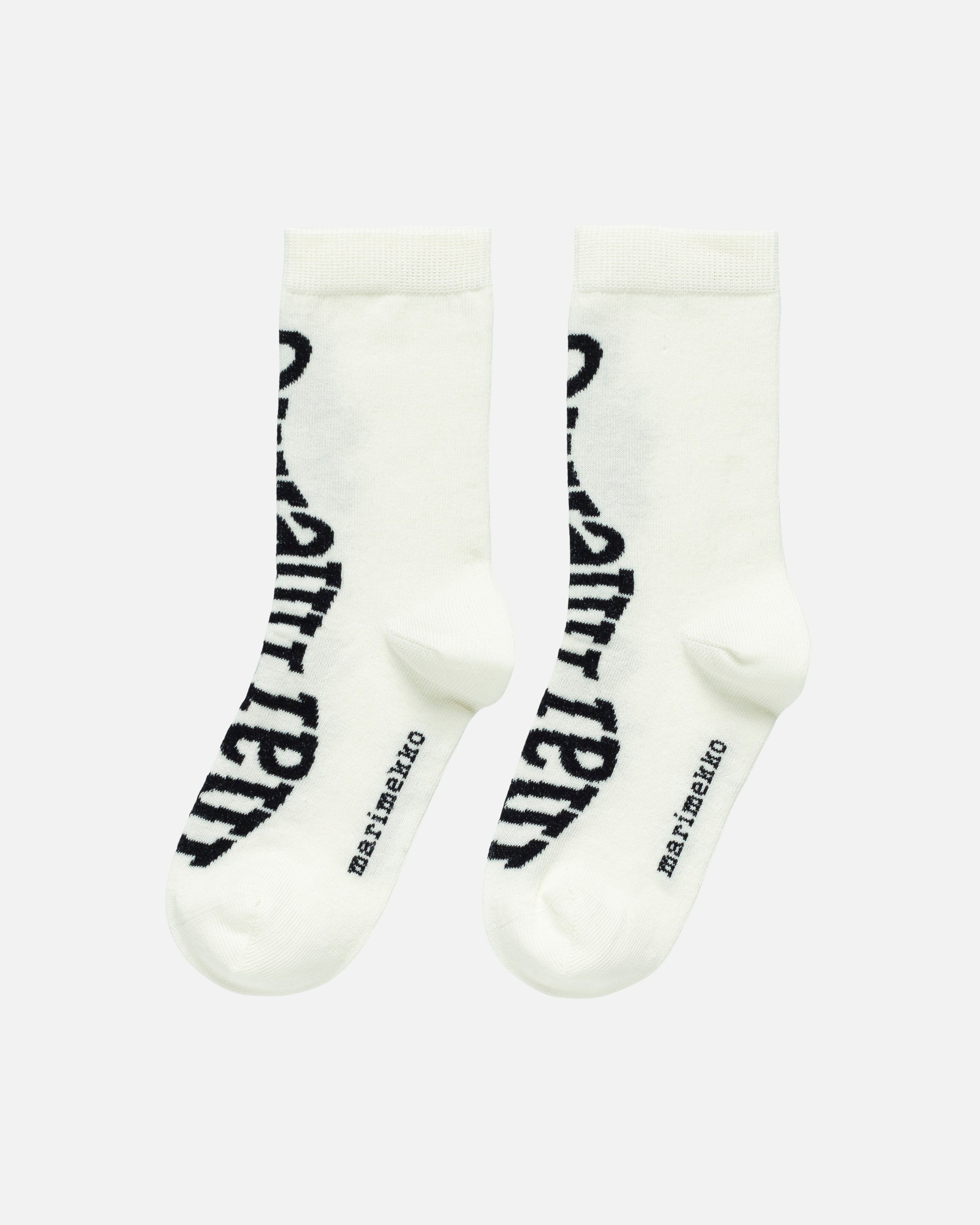 Makeinen Logo, Kids socks, white, black,
