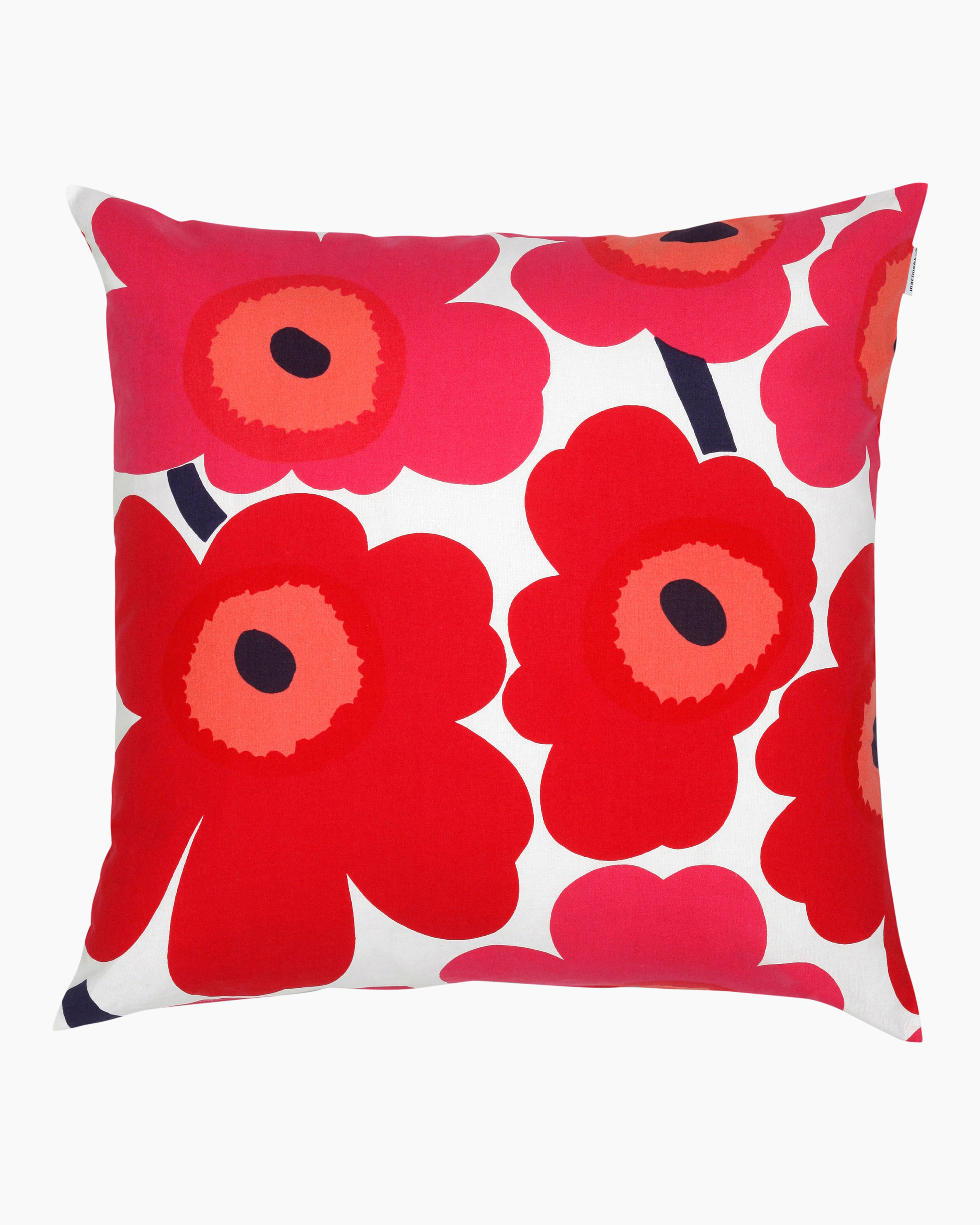 Pieni Unikko, Pillow cover, white, red,
