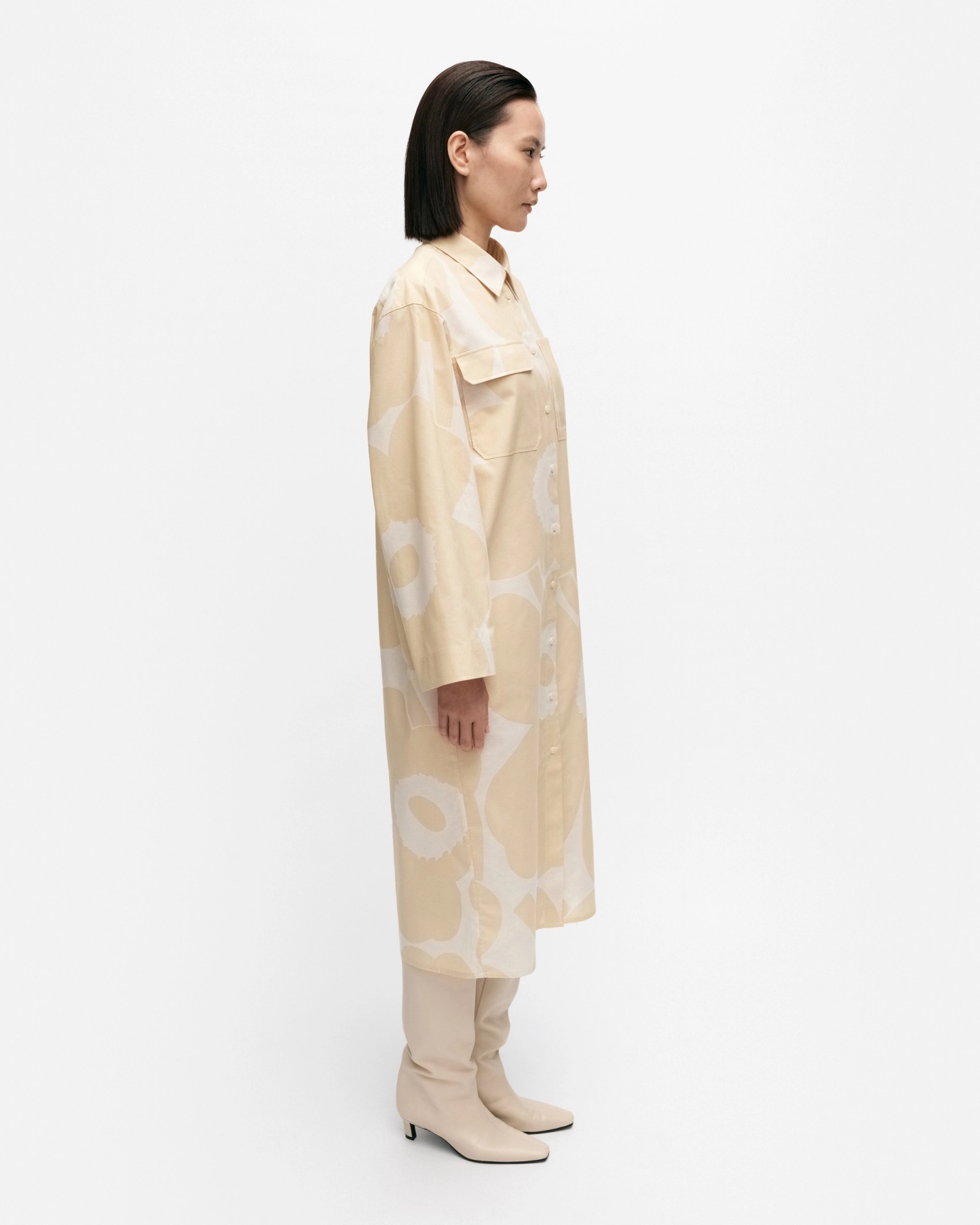 Monokromi Unikko, Cotton dress, light yellow, beige,