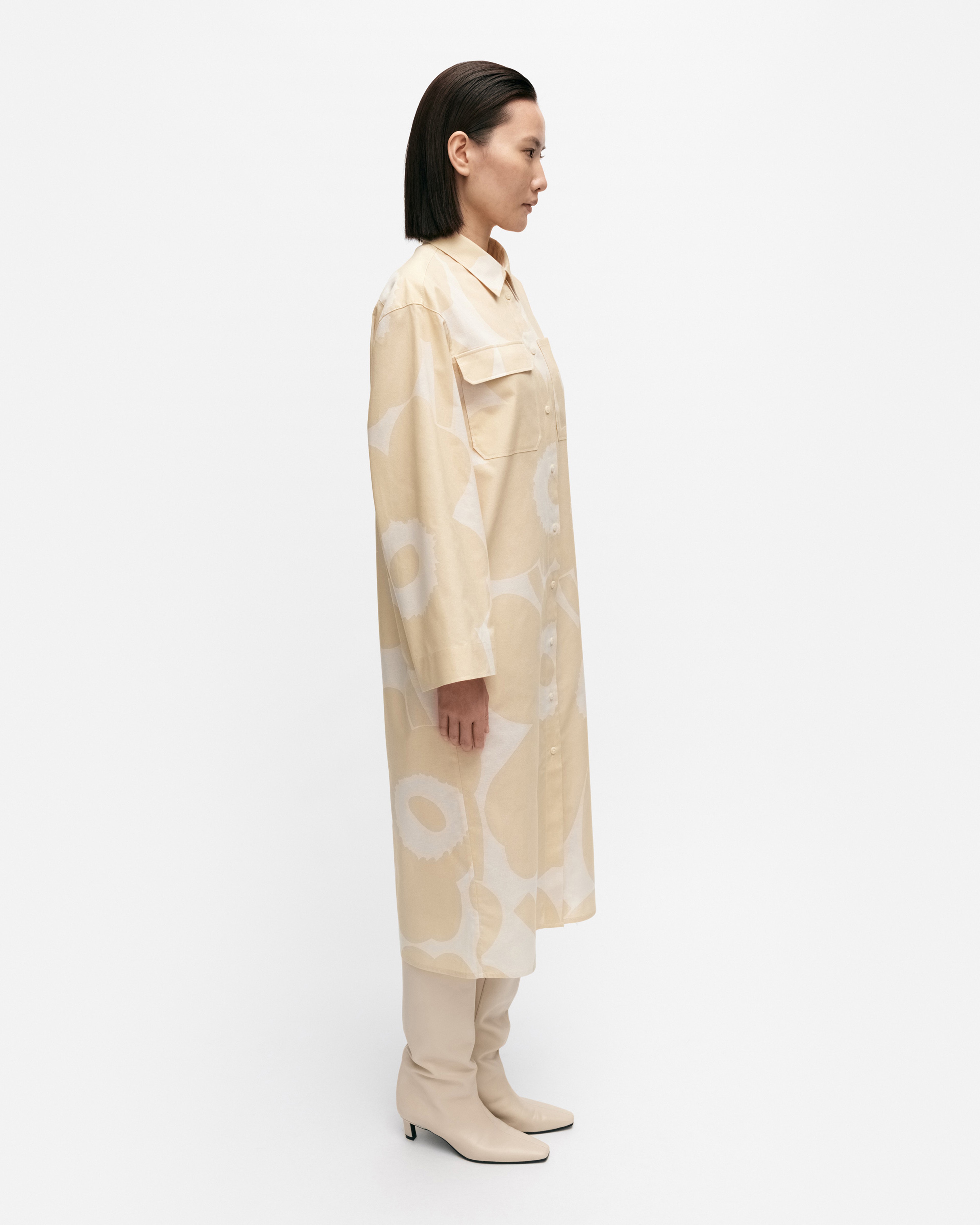 Monokromi Unikko, Cotton dress, light yellow, beige,