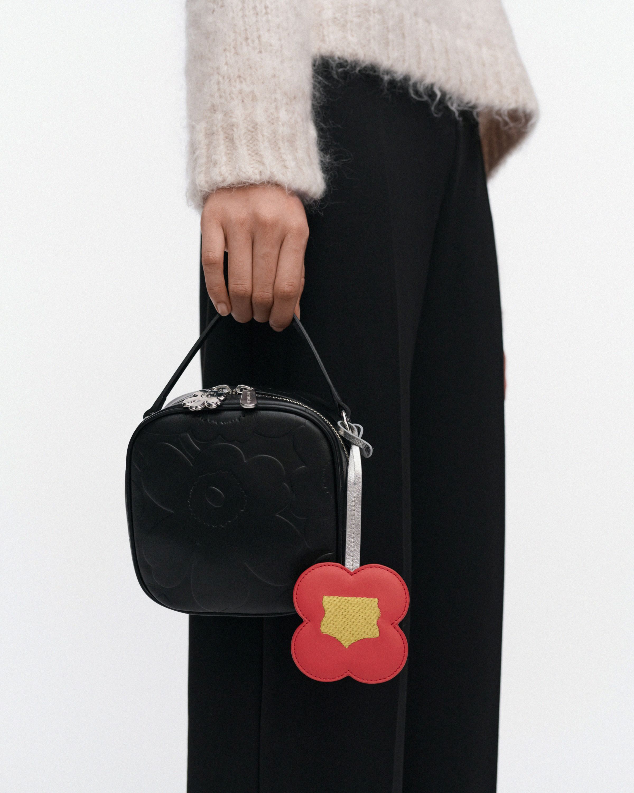 Charm Utakka Bag charm red, yellow, silver | Marimekko