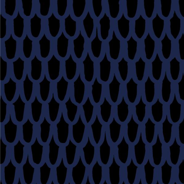 Uniqlo and Marimekko collaboration black and blue colors for Pikkusuomu pattern