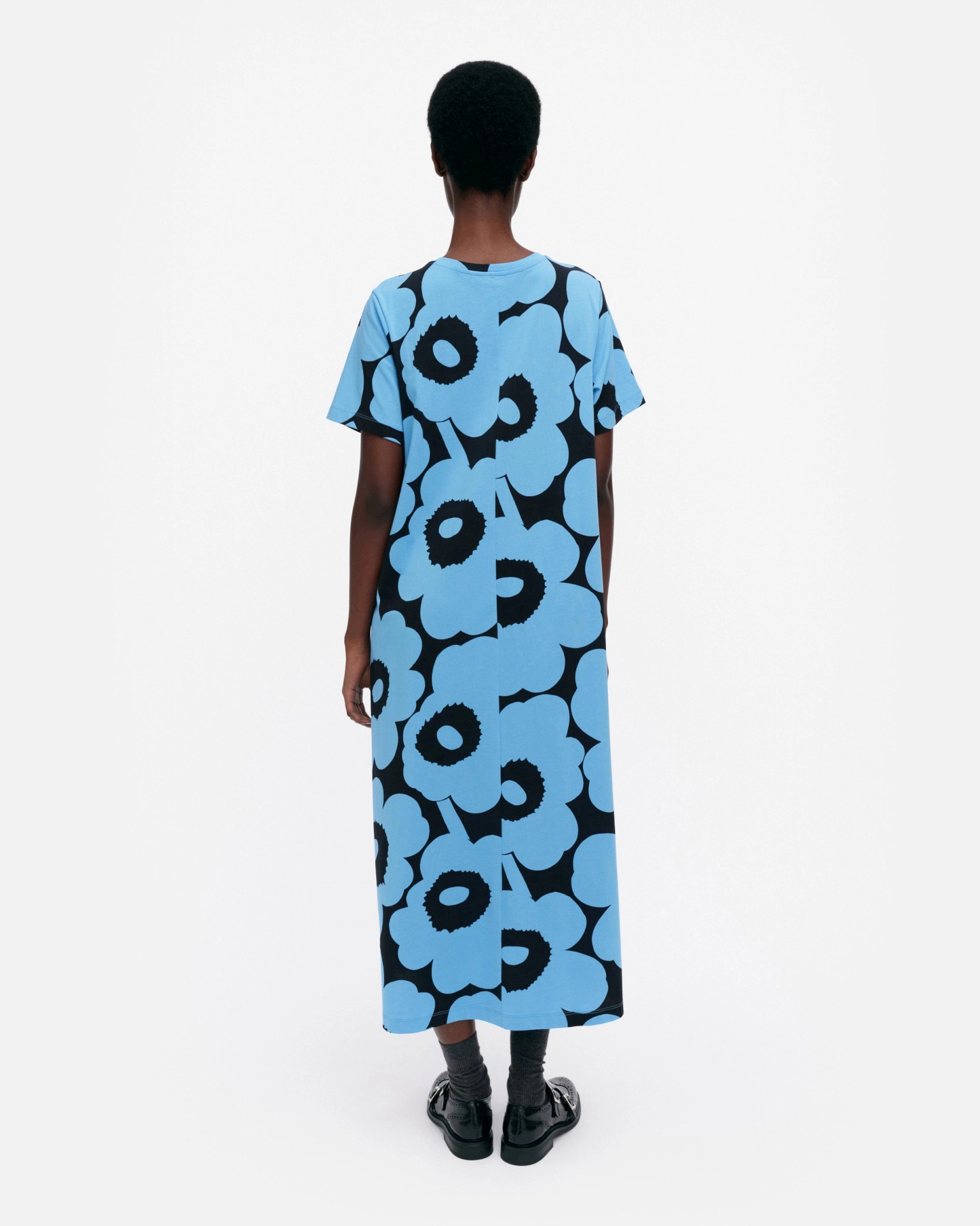 Pisteinen Unikko, Dress, blue, black,