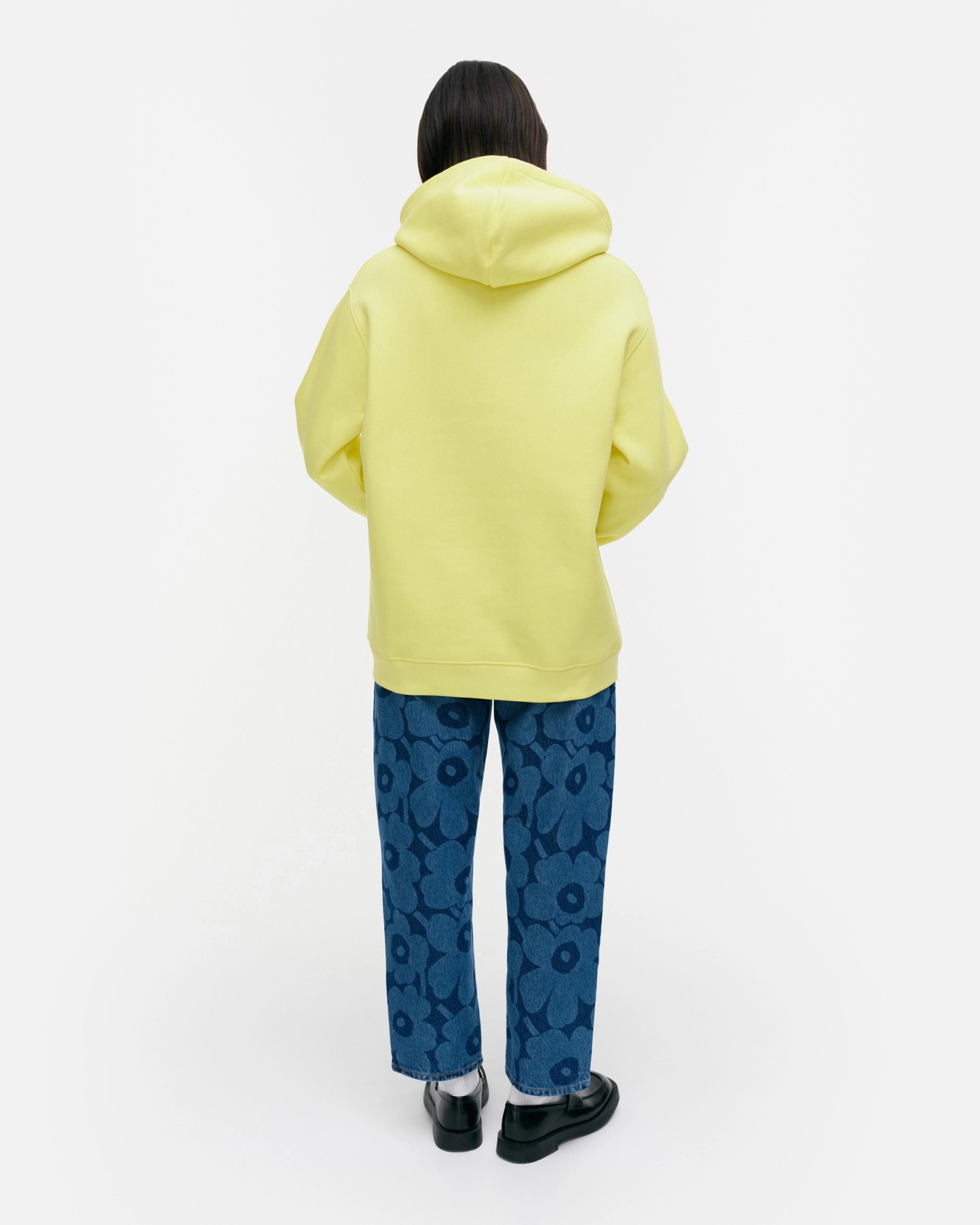 Luuppi Unikko Placement, Kioski hoodie, yellow, light beige,